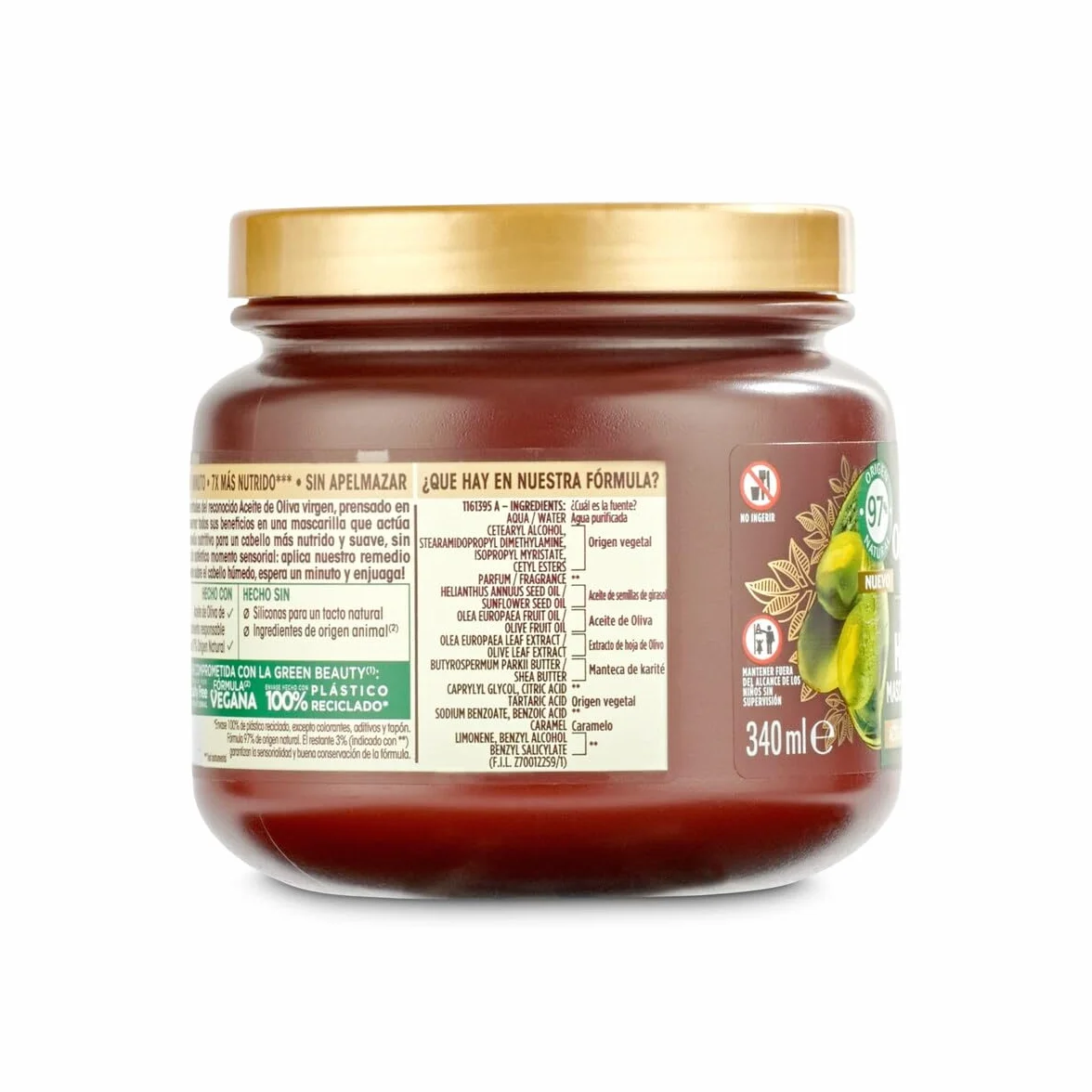 Garnier Original Remedies Oliwki Maska do Włosów, 300 ml