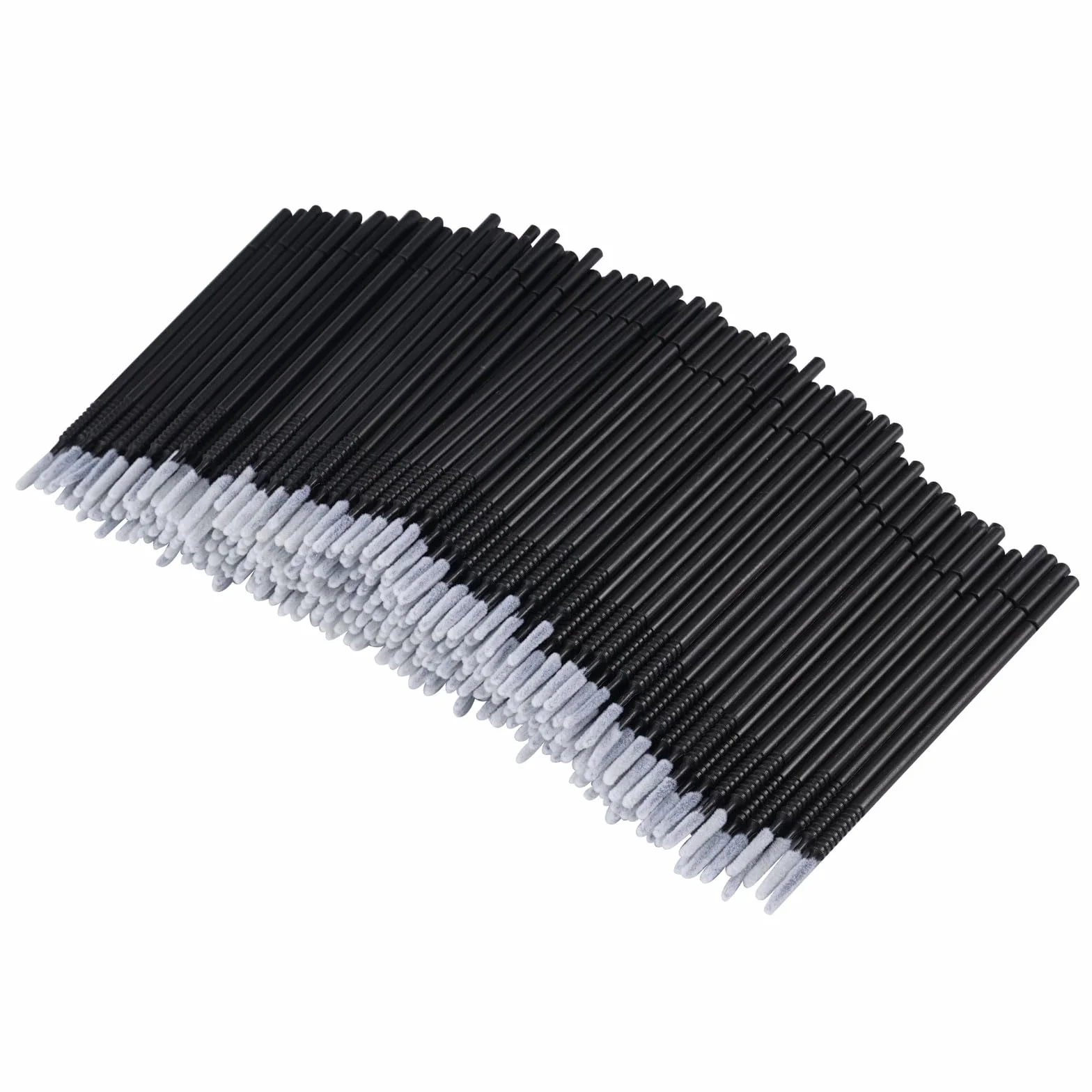 Zestaw 400 szt. jednorazowych mikropędzelków do ust, 10 cm, do przedłużania rzęs, do makijażu, ust, do czyszczenia ust, 400 szt