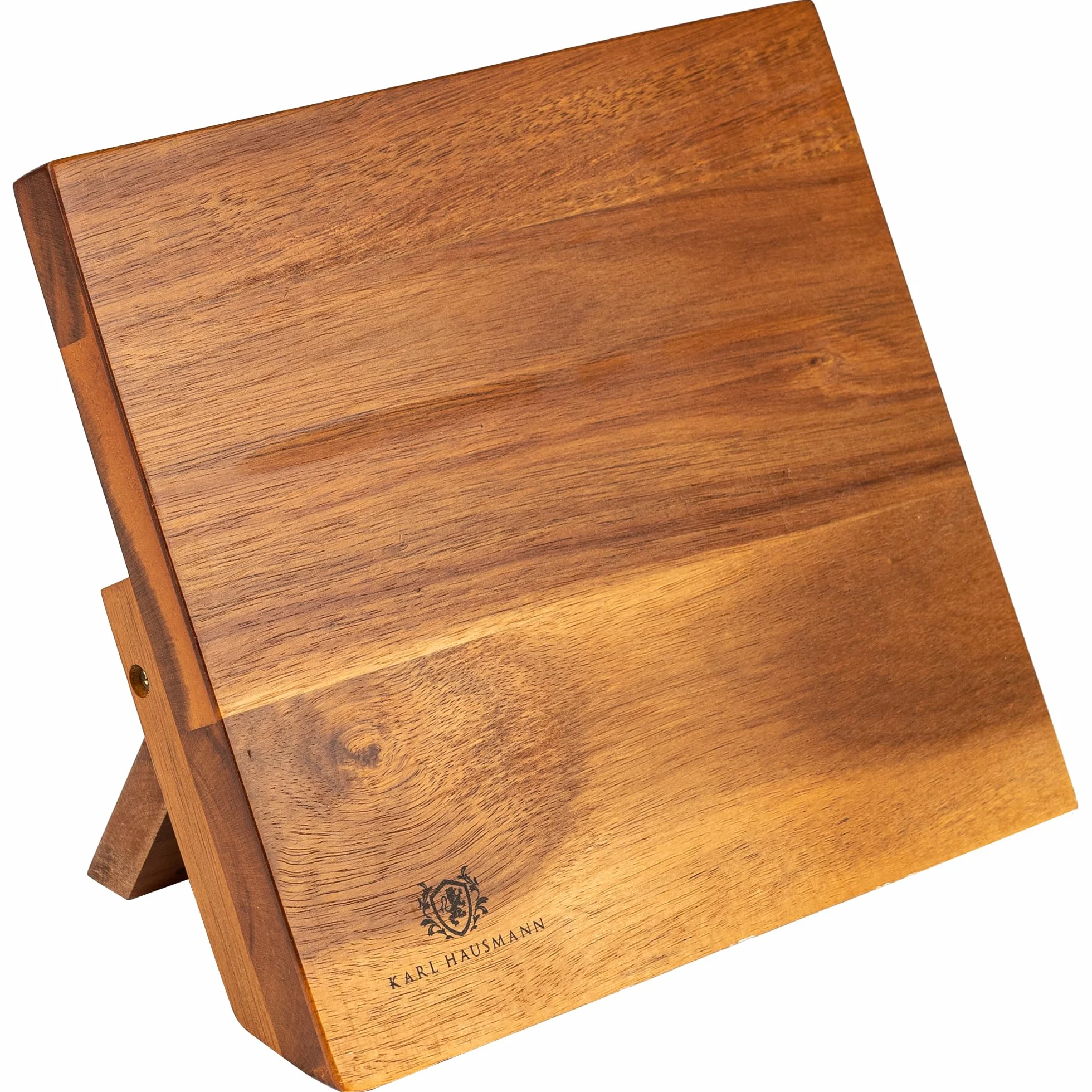 KARL HAUSMANN Magnetyczny Blok na Noże z Drewna Dębowego 24x22cm Stojak Kuchenny Organizer na Ostrza