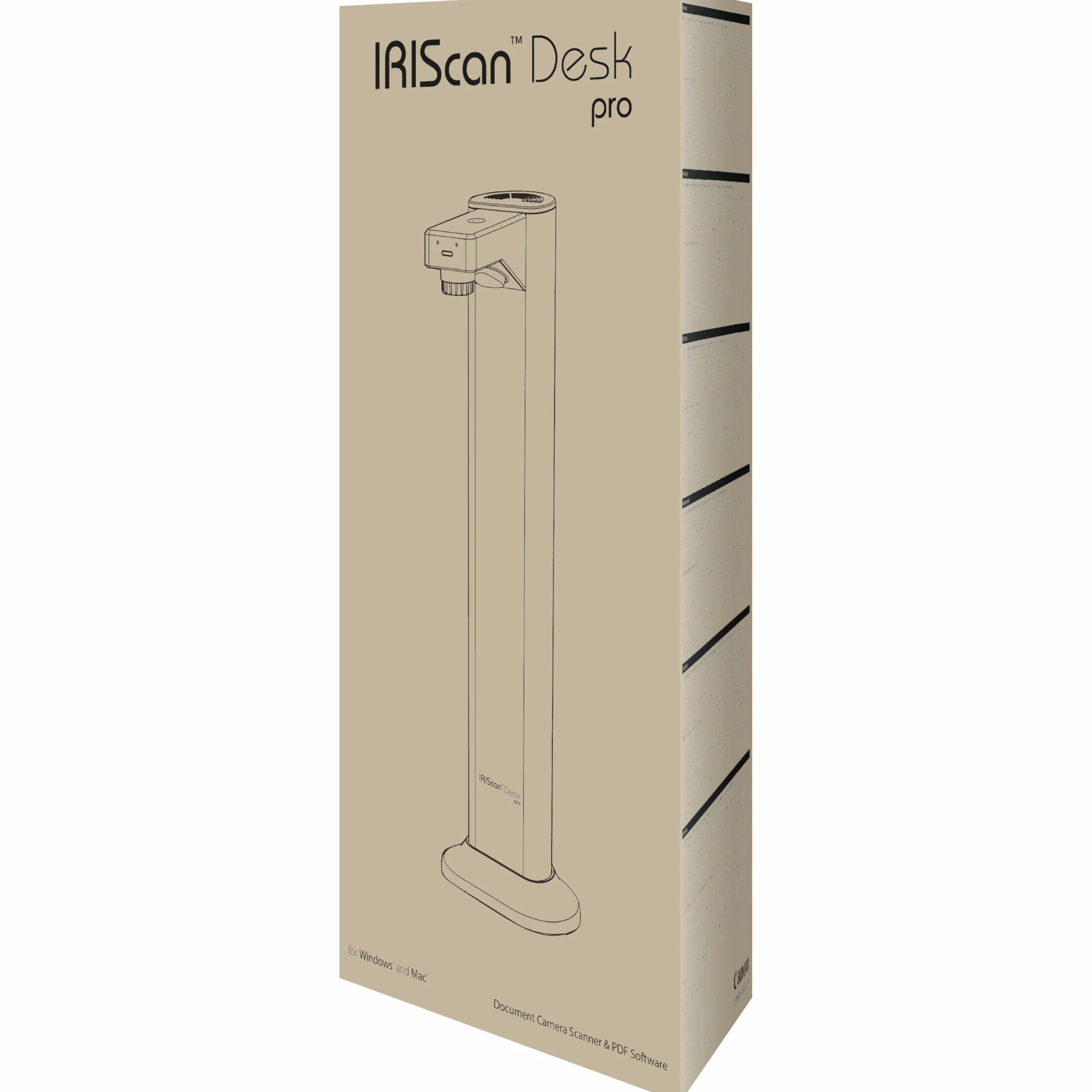 IRIScan Skaner dokumentów biurkowych, skaner ksi??ek - v7pro:4K UltraHD | 18MP | 600dpi | przeno?ny skaner | wizualizator | kamera dokumentalna |OCR|IA sp?aszczenie| skanowanie automatyczne | usuwanie