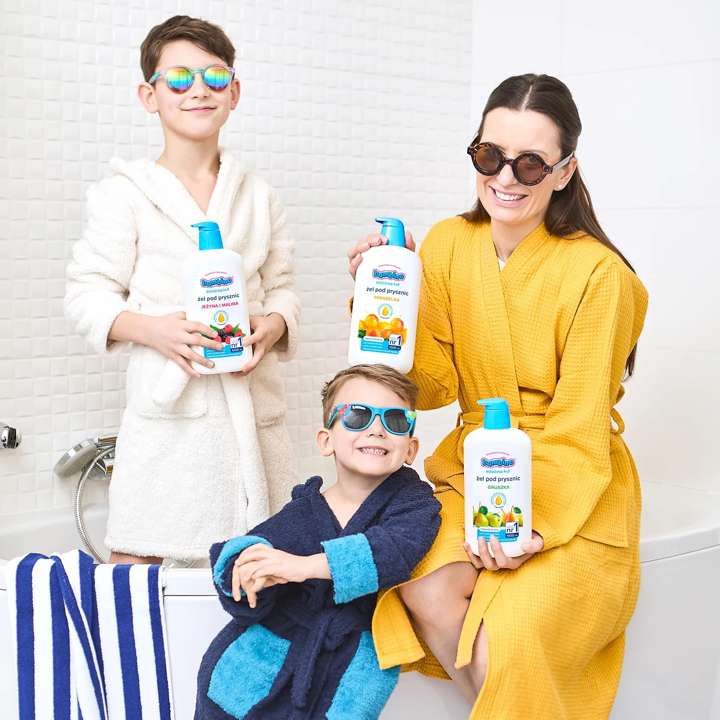Bambino RODZINA Hiperdelikatny Żel pod prysznic o zapachu mirabelki 1000 ml : Amazon.pl: Uroda