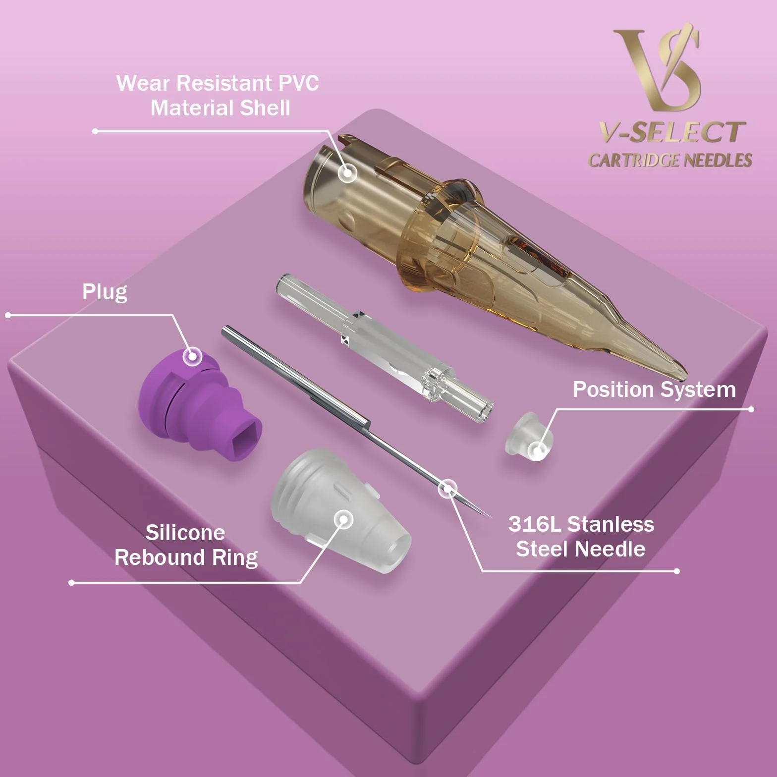 EZ Lgły do Kartridża do Tatuażu - 20szt #10 (3RL) Makijaż Permanentny SMP Bugpin Round Liner 0.25MM Wkłady z Igłami do Tatuażu Pióro do Tatuażu Rotacyjnego Dostawa - V Select