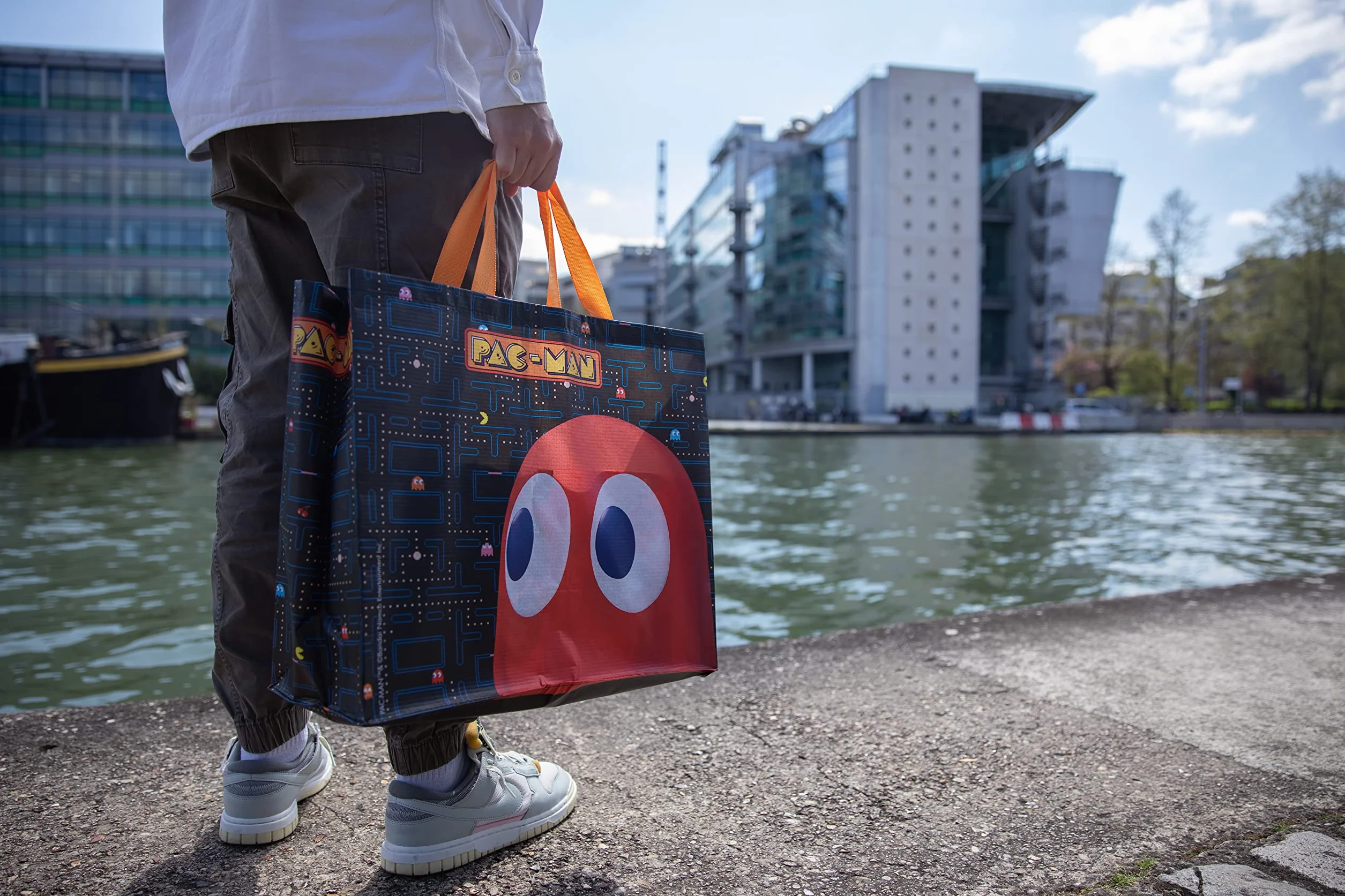 Pac Man Bolsa Reciclada