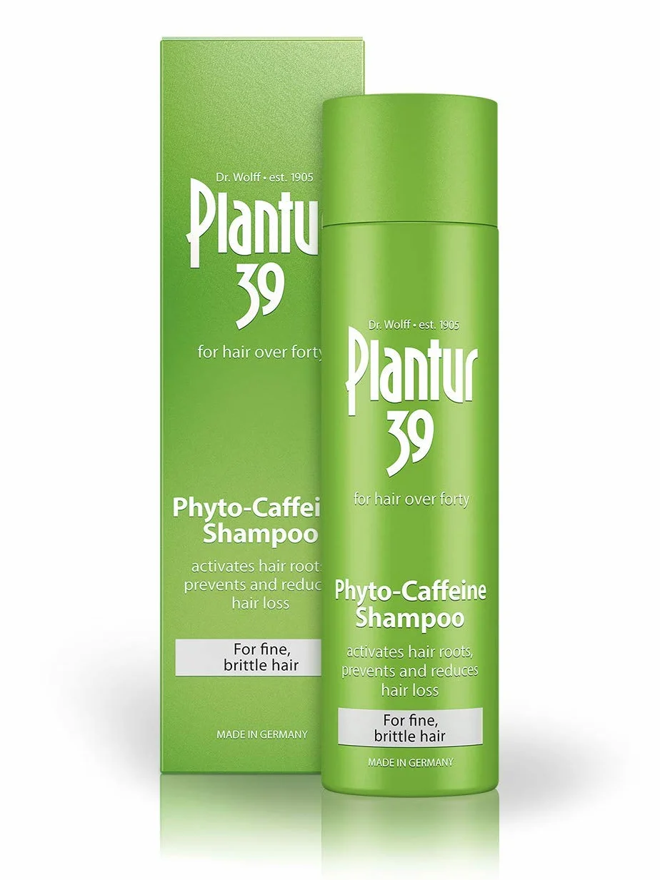 Plantur 39 Phyto-Caffeine szampon 1 x 250 ml, szampon Plantur 39 kofeina zapobiega parom kobiet Zapobiega wypadaniu i zmniejsza wypadanie cienkich i łamliwych włosów