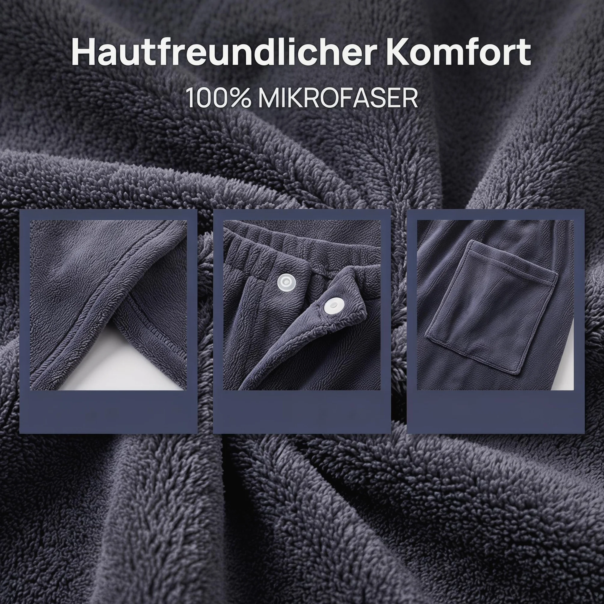Męski kilt do sauny 70 x 140 cm szybkoschnący ręcznik z guzikami szary