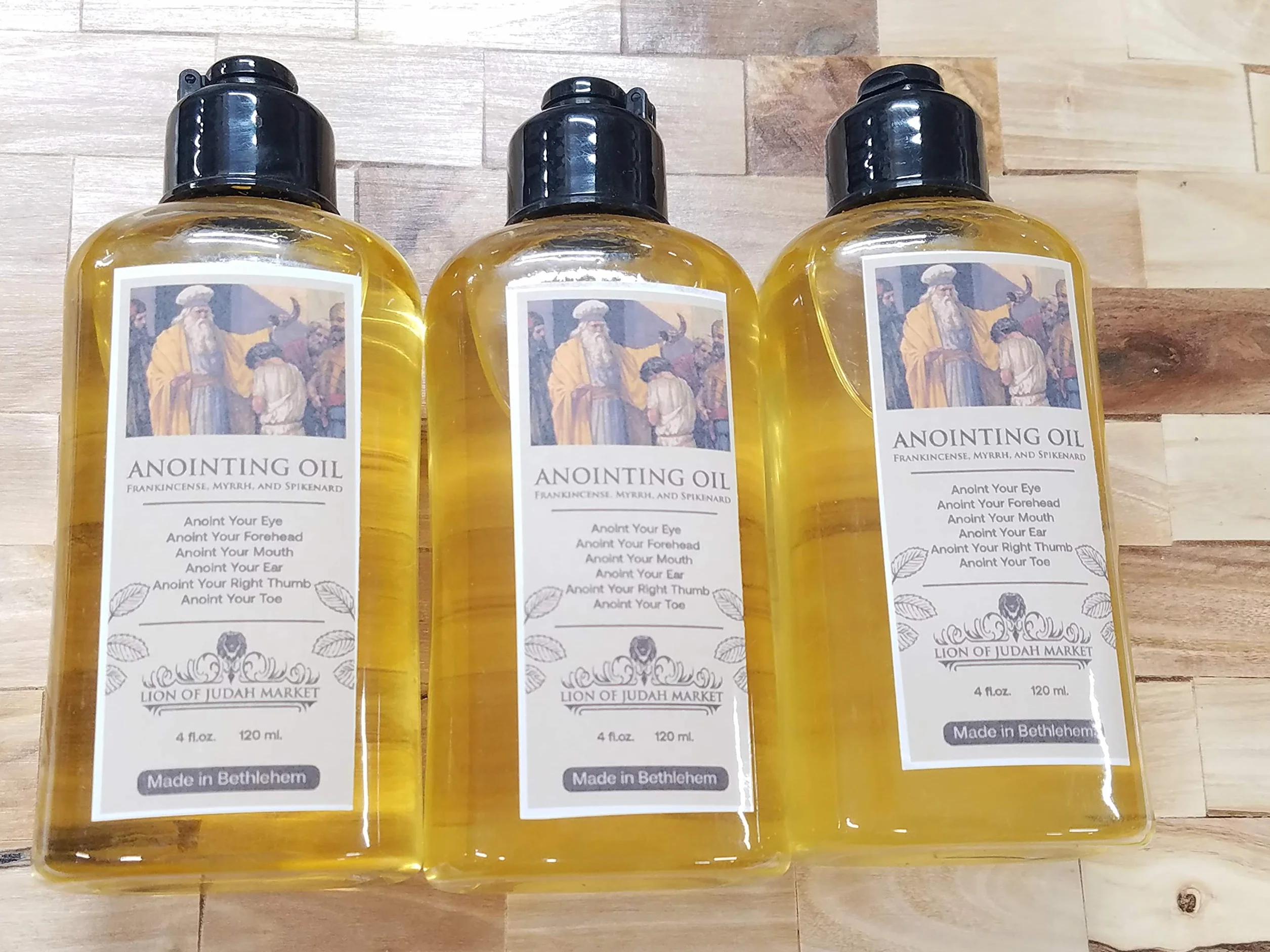 Olejek namaszczenia z kadzidłem mirra kolcem autentyczny zapach 120 ml