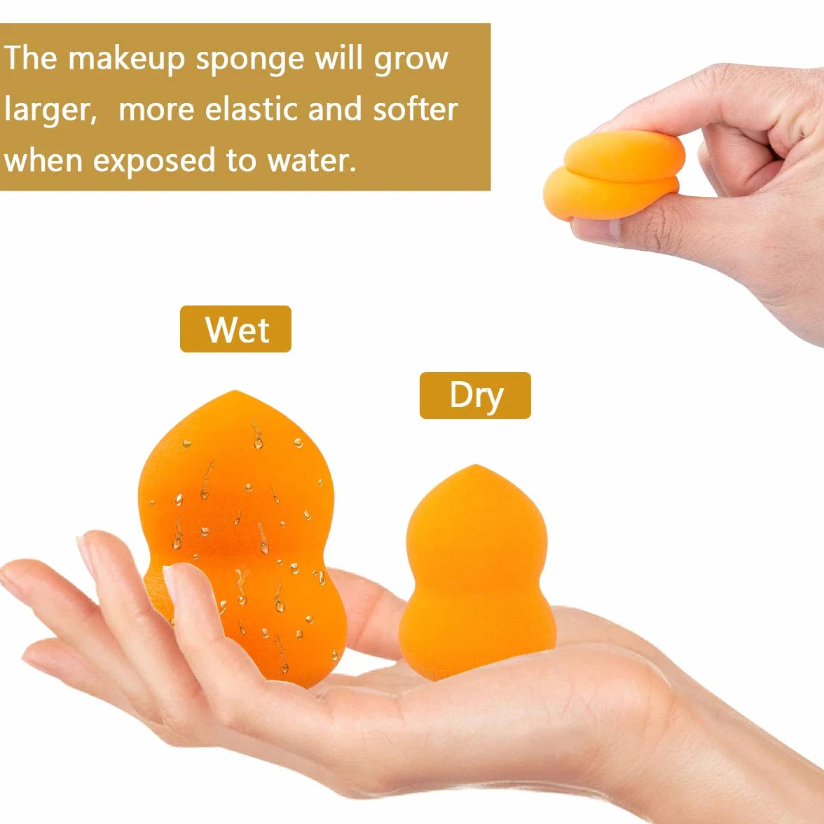 Zestaw gąbek do makijażu, 11 szt. Beauty Blender do podkładu, nieskazitelny do płynnego kremu i proszku, wielokolorowy aplikator kosmetyczny