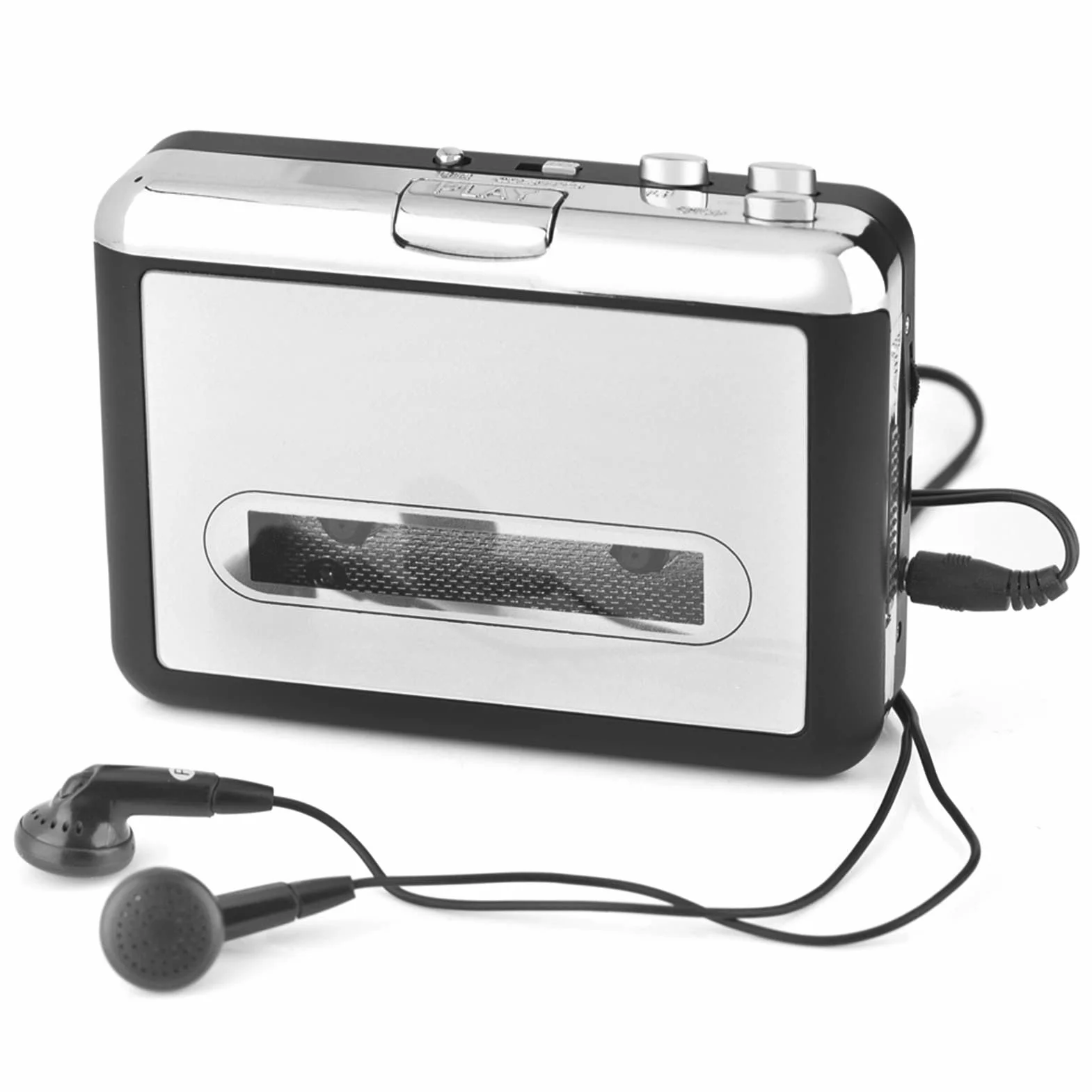 Odtwarzacz kasetowy, konwerter USB na MP3, taśma Plug and Play, do odtwarzacza muzycznego MP3, ze słuchawkami, dla 2000 / XP/Vista/Win 7