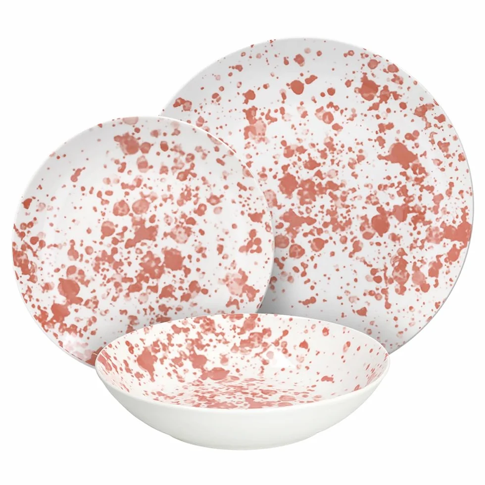 Tognana Apulia zestaw obiadowy 18-częściowy dla 6 osób, porcelana, wielokolorowy