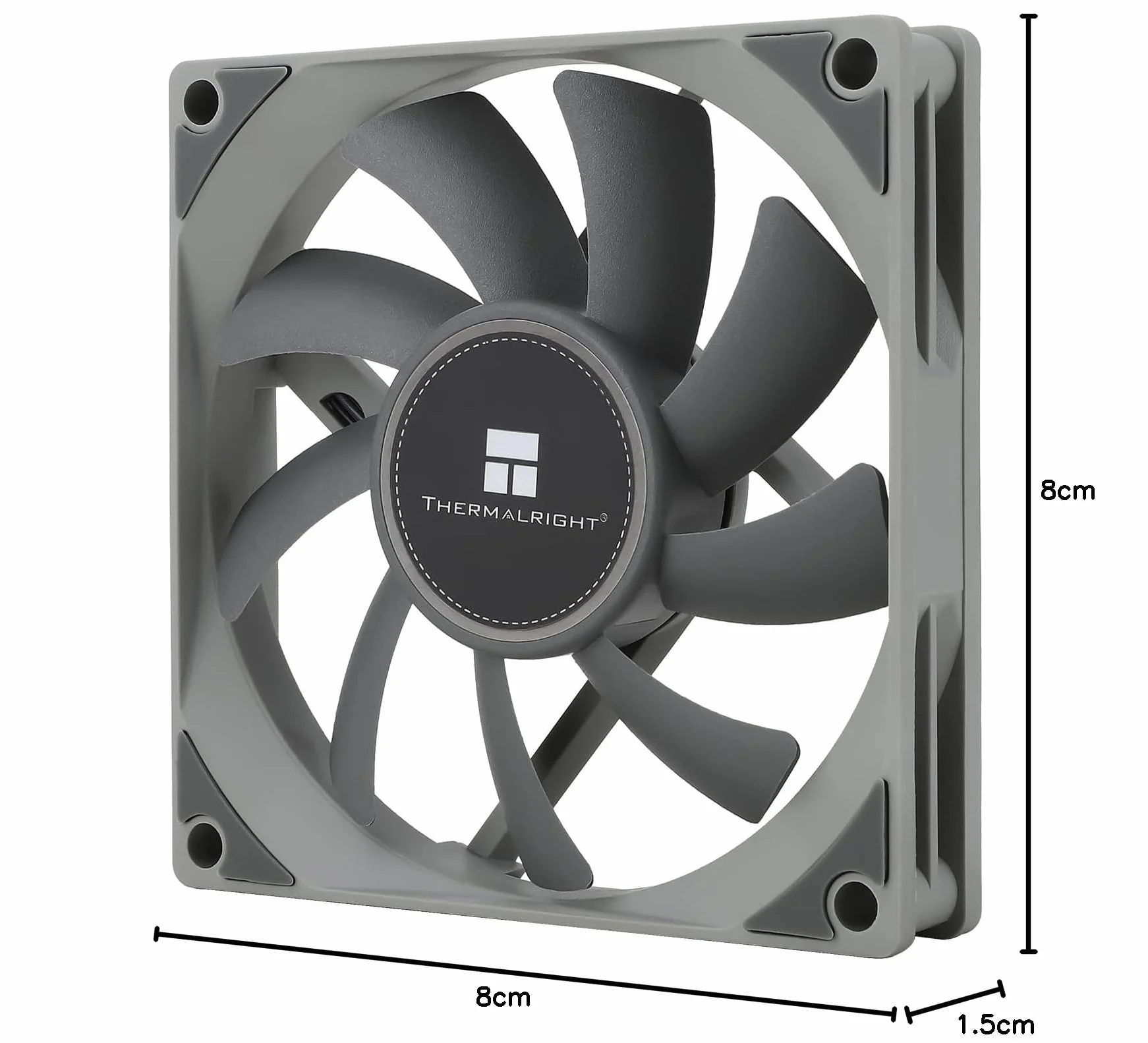 Thermalright TL-8015 Wentylator CPU, 2200RPM High Speed, 80MM Cichy PWM, Chłodzenie Komputera Z Łożyskiem S-FDB