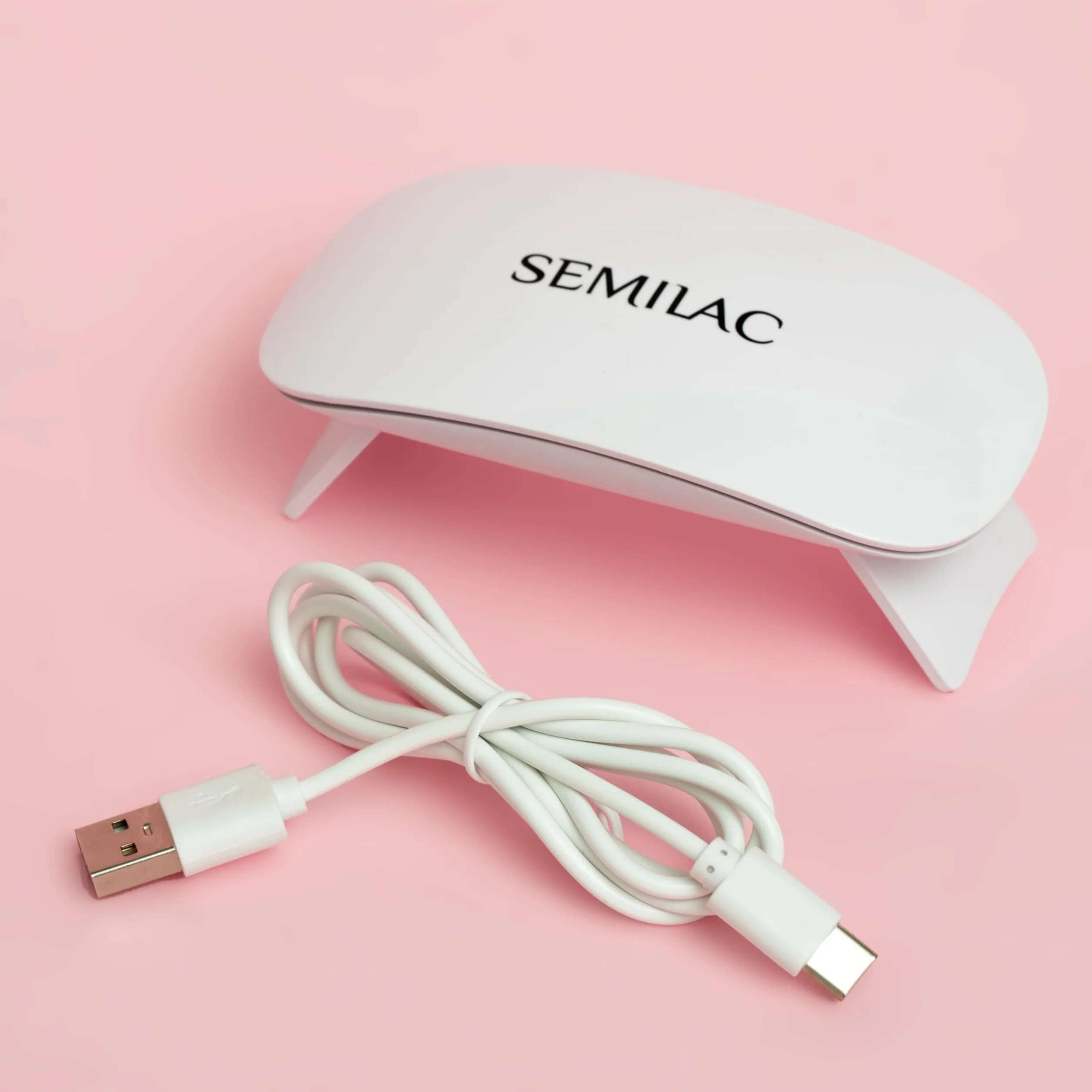 Semilac Mini Lampa Uv Led Do Paznokci Manicure Hybrydy Travel 6w
