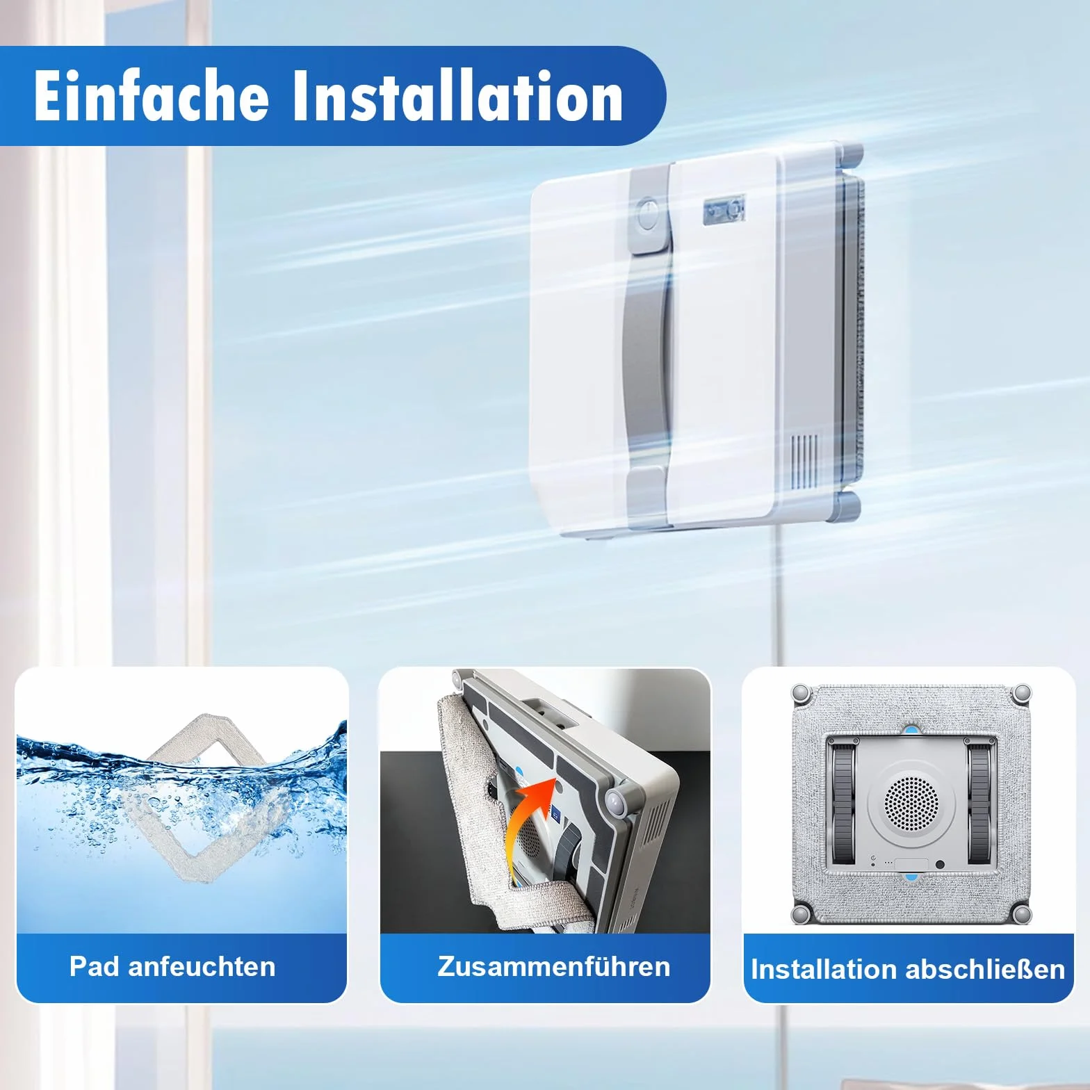 Ściereczki do czyszczenia ECOVACS WINBOT MINI zamiennik W-CC02-0012 wielokrotnego użytku