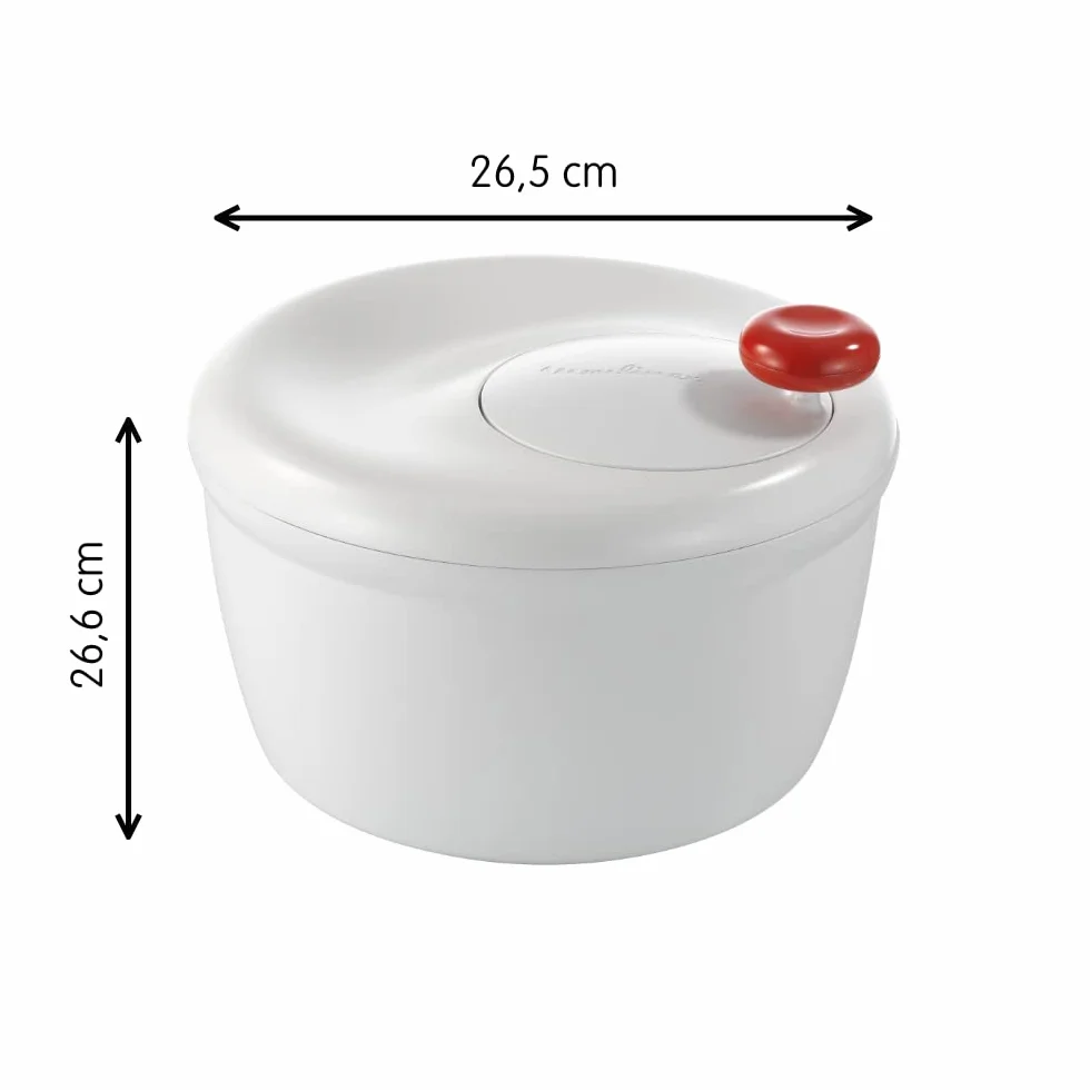 Moulinex K1010114 Wirówka do Sałatek, Biały, 26,5 cm
