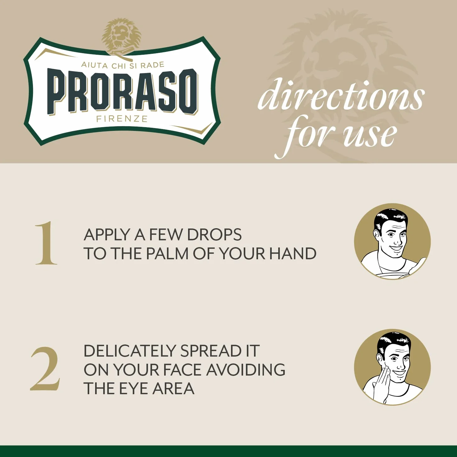 Proraso Odświeżający Tonowanie Płyn po Goleniu Balsam 100 ml Zielony