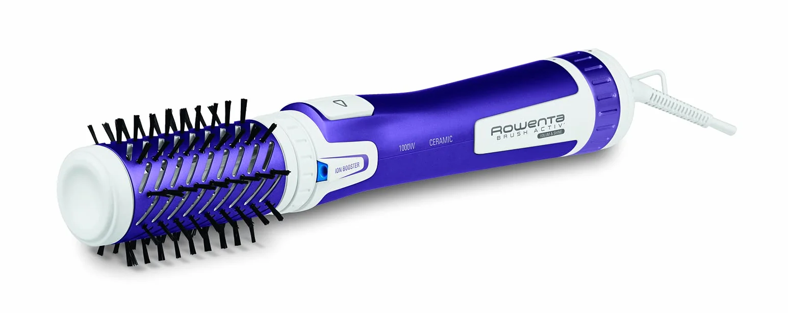 Rowenta Brush Active Lokówko-Suszarka, Biały/Purpurowy, 1000W