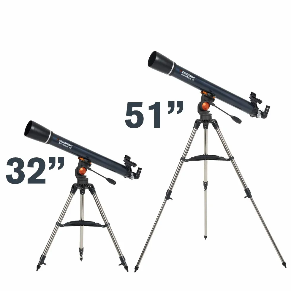 Celestron 21063 AstroMaster 90AZ Refractor Telescope, Dark Blue