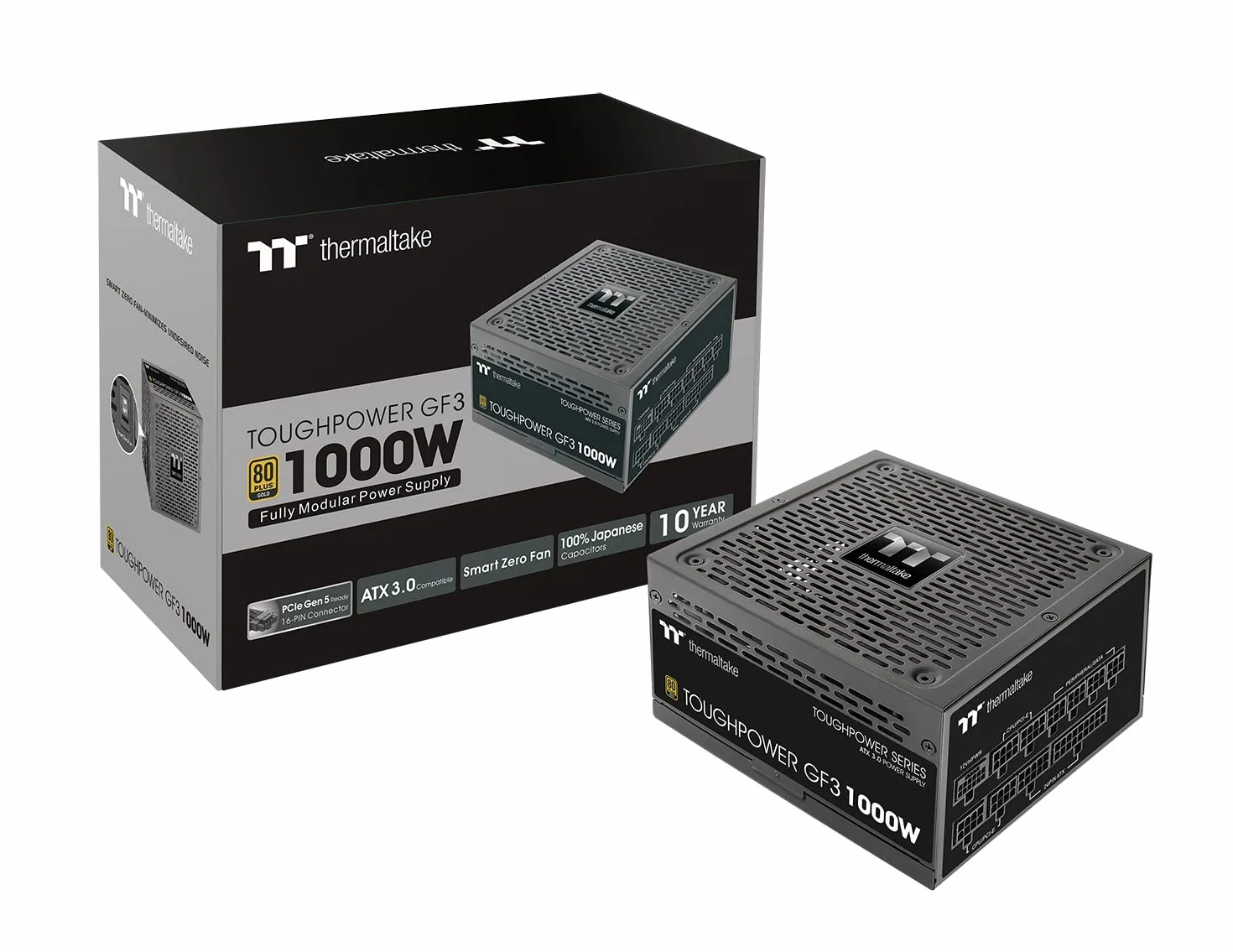Thermaltake Thoughpower Gf3 1000W - Tt Premium Edition PS-TPD-1000FNFAGE-4 Zasilacz Pc, Czarny