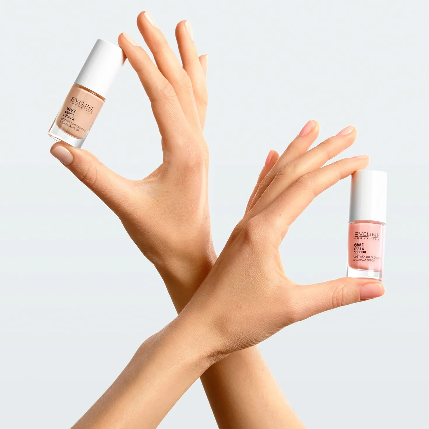 Eveline Cosmetics Nail Therapy Professional Skoncentrowana odżywka do paznokci nadająca kolor 6w1, 5 ml, Nude