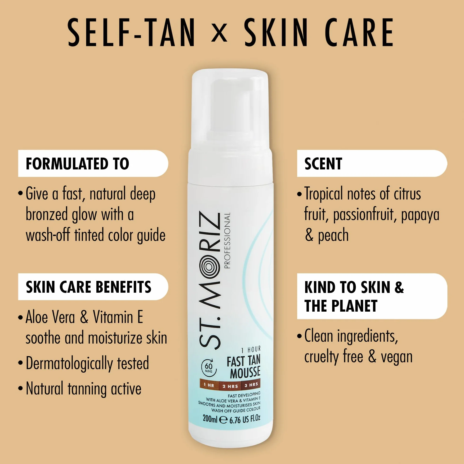 St Moriz Professional Mus Samoopalający, 200 ml