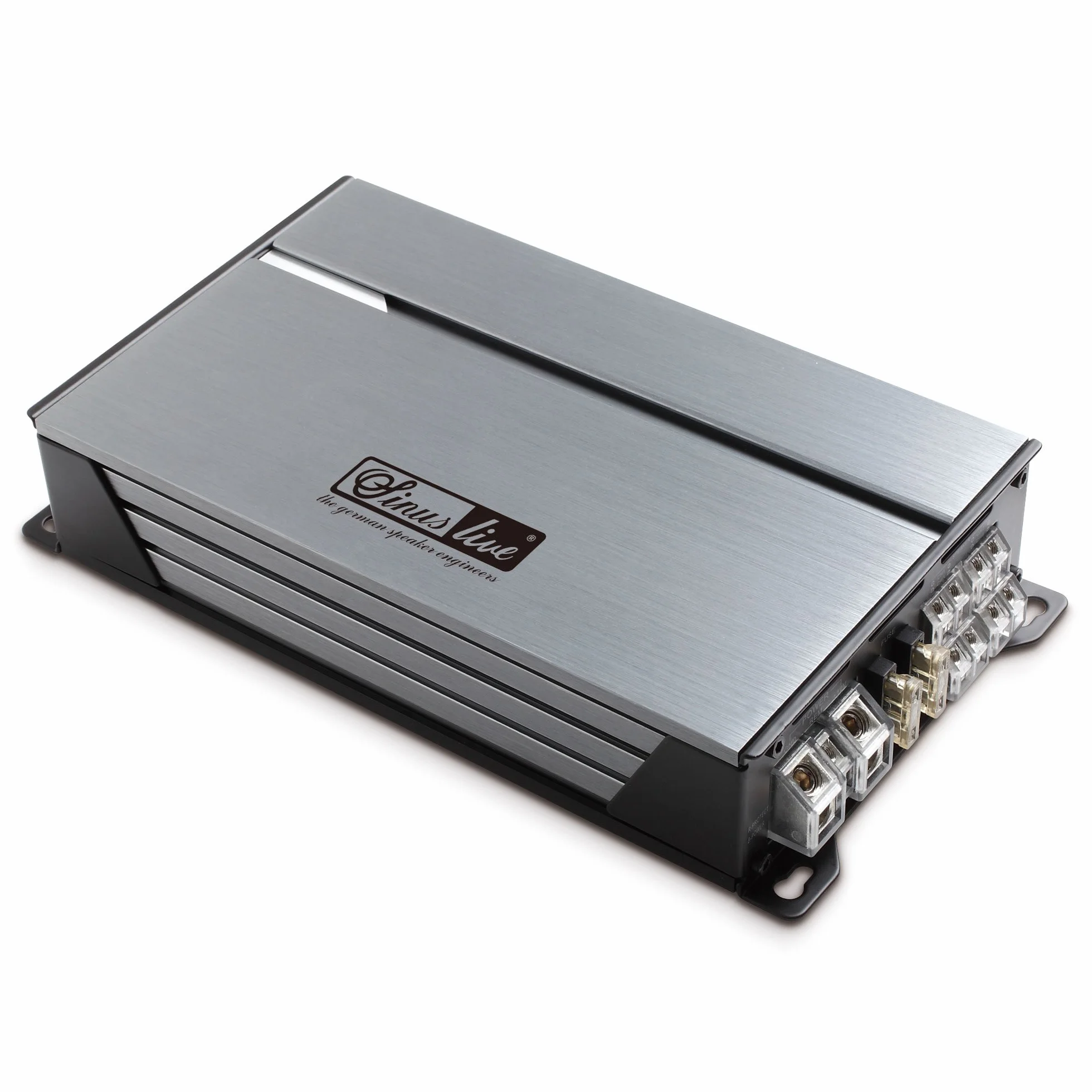 Sinuslive 4-kanałowy wzmacniacz mocy 240W SL-A4100D, srebrny