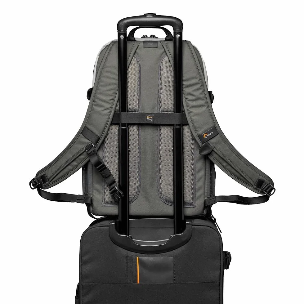 Lowepro Plecak fotograficzny LP37238-PWW Truckee BP 250 LX Outdoor, do tabletu 15”, dla kompaktowych aparatów Sony, Canon, Nikon, z 1-2 obiektywami, gimbalem, dronem, DJI, Osmo, Mavic, jasnoszary