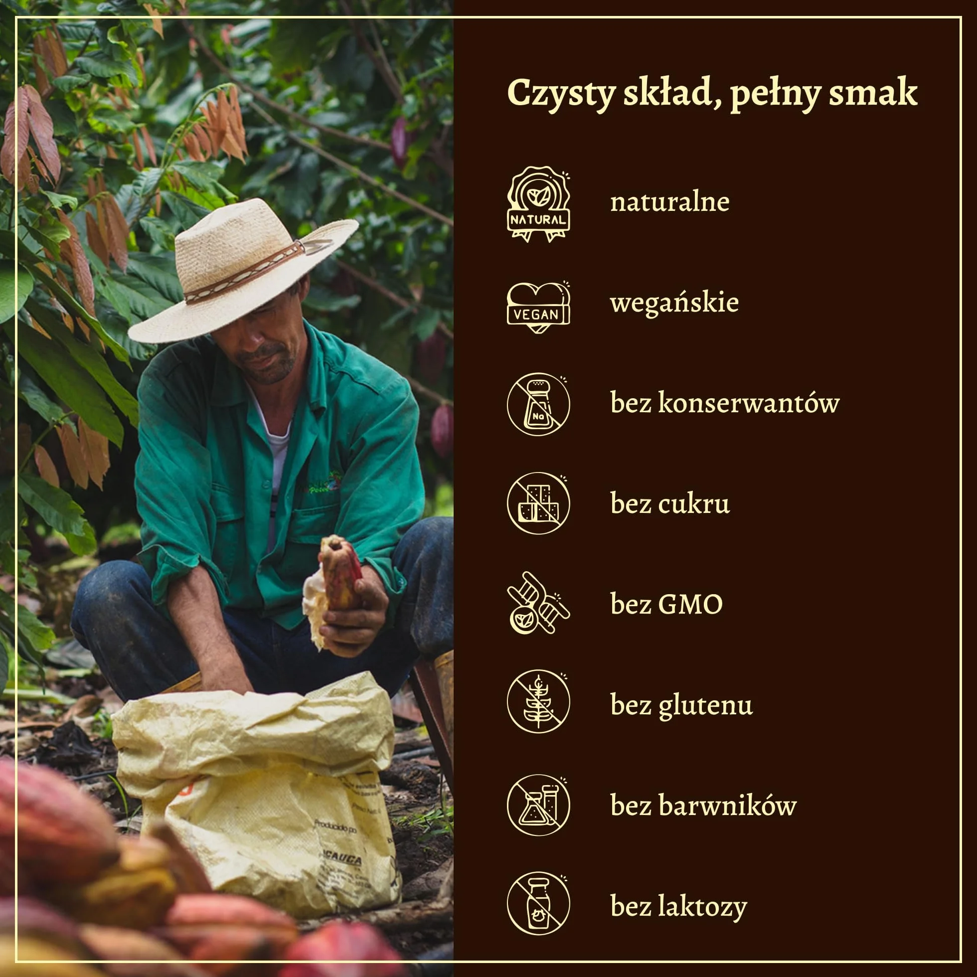 I-Organic Masło kakaowe nierafinowane spożywcze 100% z Kolumbii, Naturalny kosmetyk hipoalergiczny, Świetnie nawilża oraz regeneruje skórę, Chroni przed UV, Długa czas przechowywania, 1kg