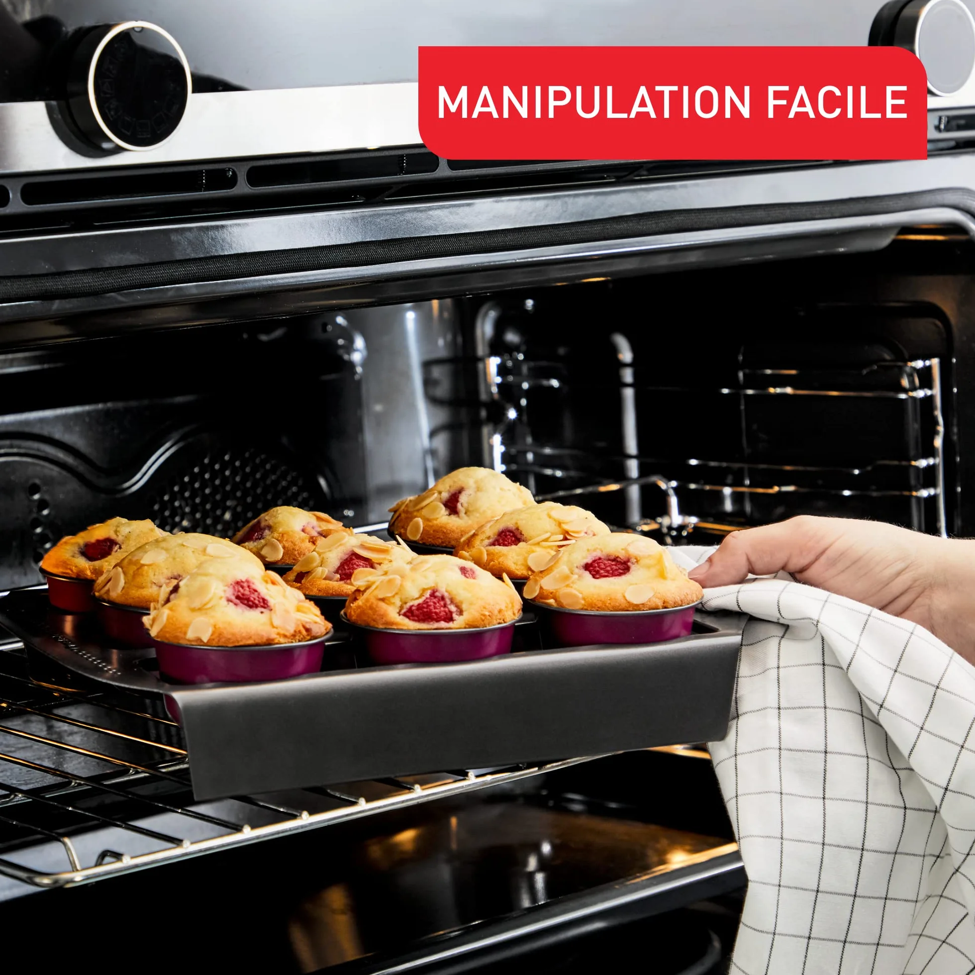 Tefal Creabake Zestaw Foremek do Pieczenia, Stal Nierdzewna, 3 Sztuki