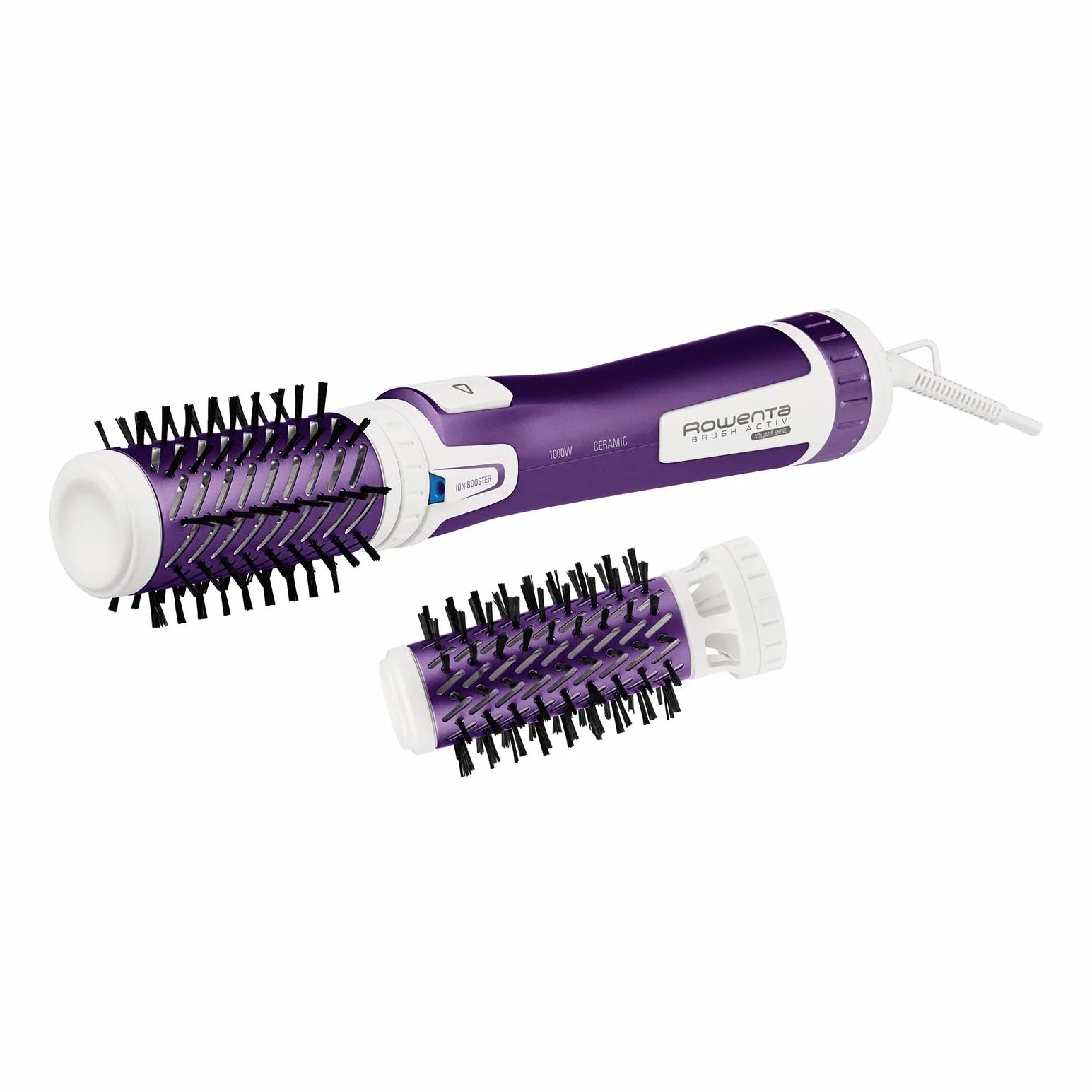 Rowenta Brush Active Lokówko-Suszarka, Biały/Purpurowy, 1000W