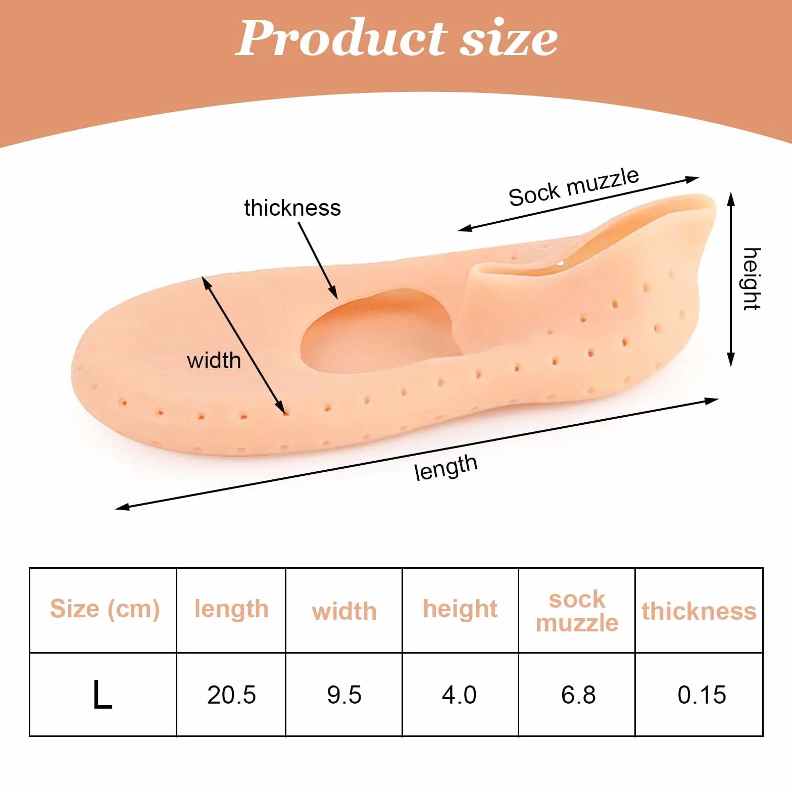 1 para silikonowych skarpet nawilżających, skarpetki żelowe do pedicure, nawilżające skarpetki do stóp, Nocne nawilżające skarpetki do pielęgnacji skóry stóp, silikonowe skarpetki (A)
