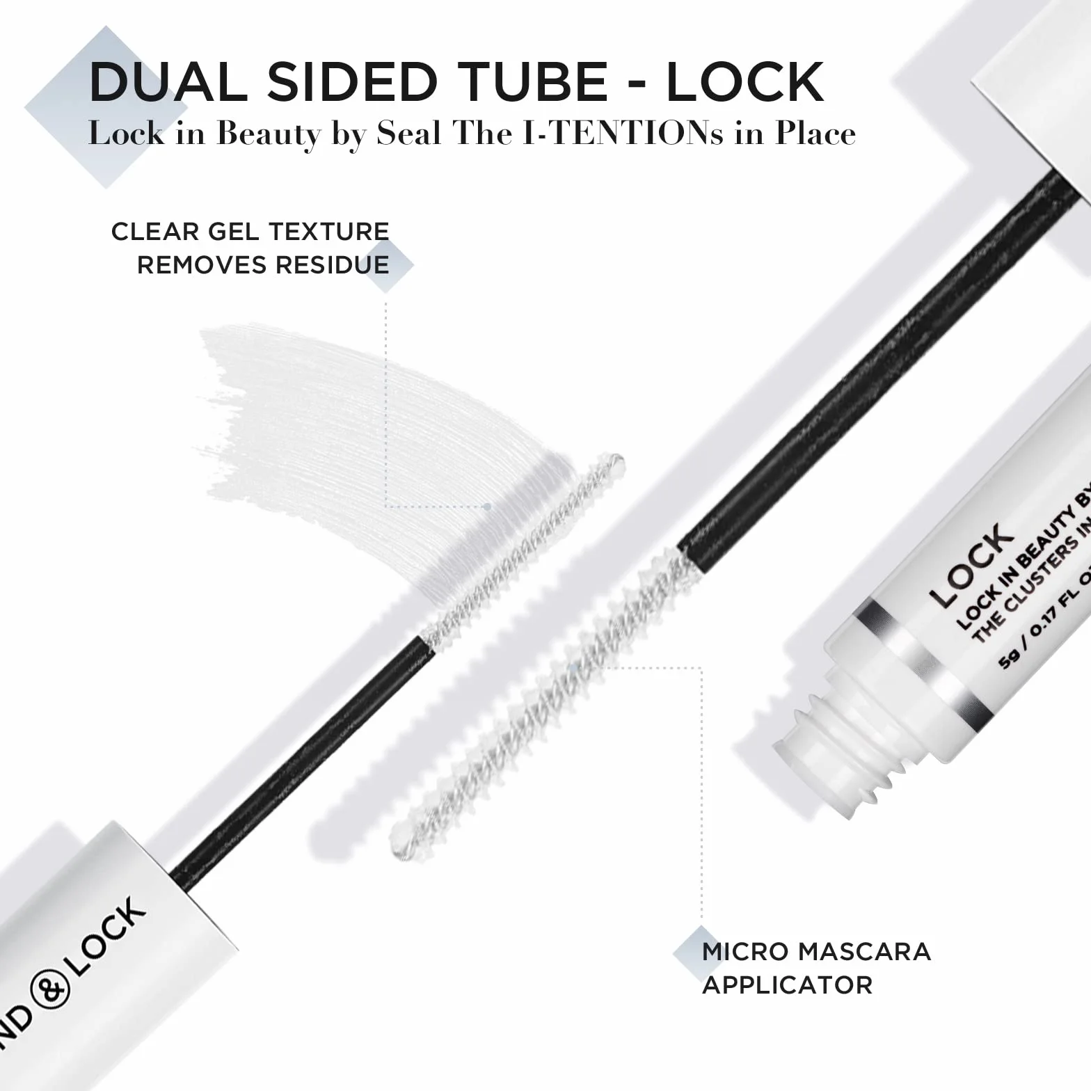LASHVIEW Lash Bond and Seal, Cluster Lash Glue Strong Gentle Comfortable Lash Adhesive for All Day Wear Latex-Free Suitable for Sensitive Eyes Eyelashes Glue Waterproof