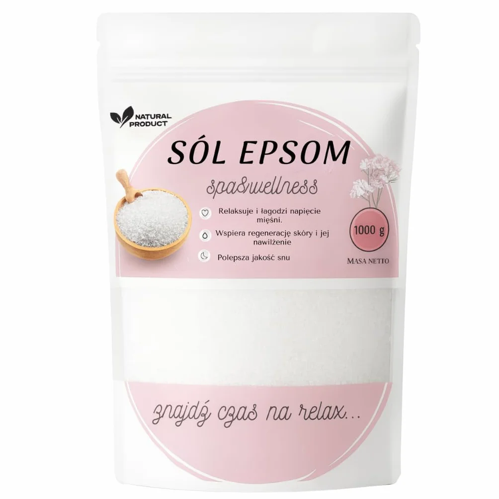 Sól Epsom Sól do Kąpieli 1000g SPA Relaks