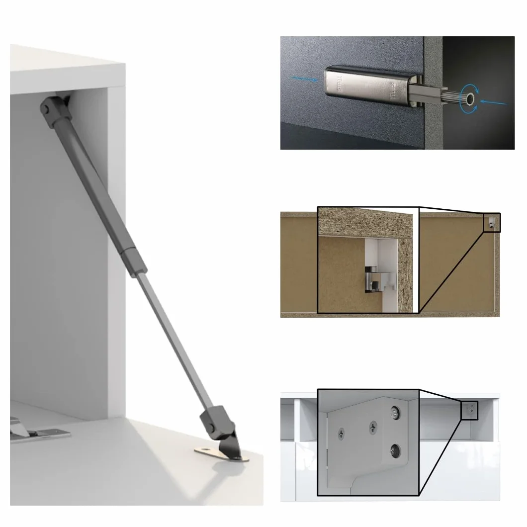 Szafka RTV Czarny Mat 55 Cali 280cm 4housedesign®