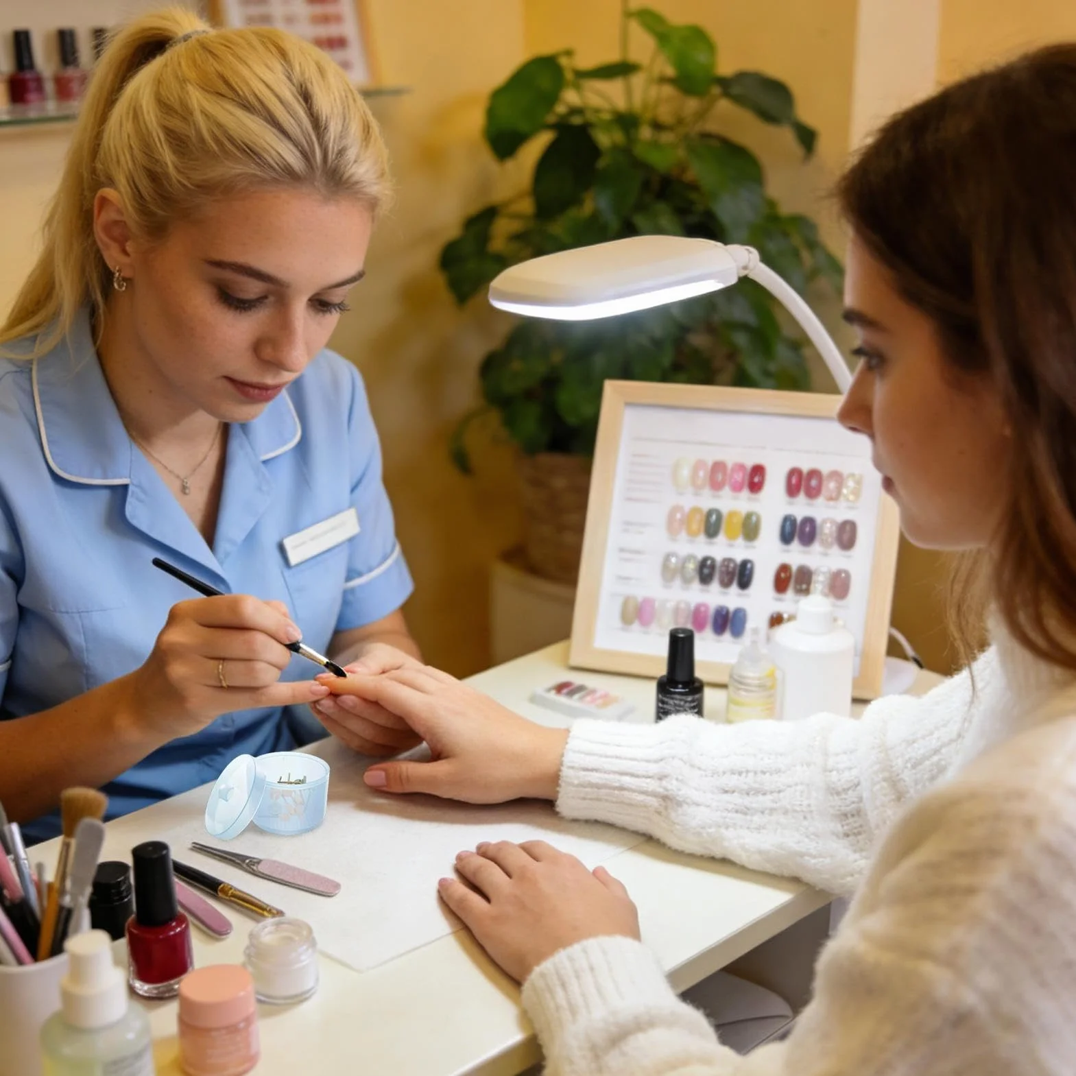 Sterylizator do paznokci Pojemnik do czyszczenia narzędzi manicure pedicure