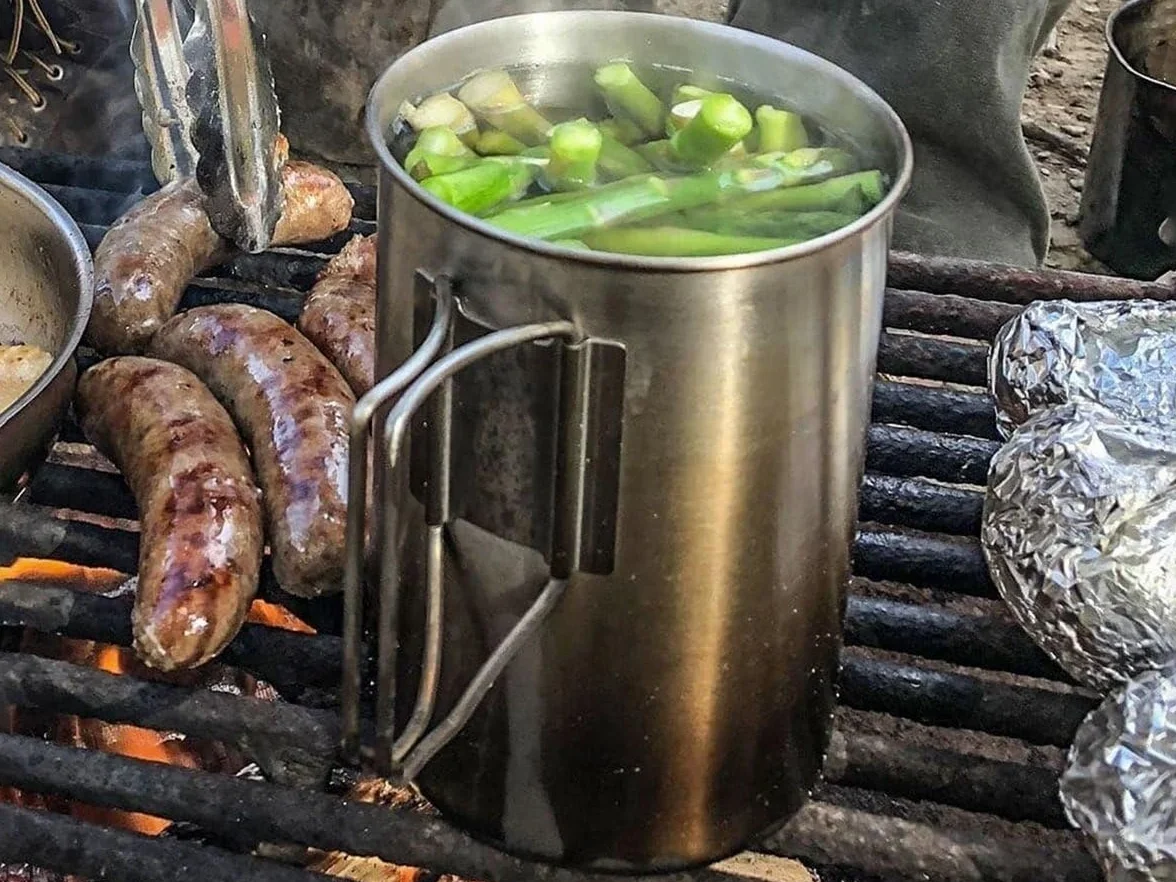 RVS Drinkbeker 1,42 l met deksel