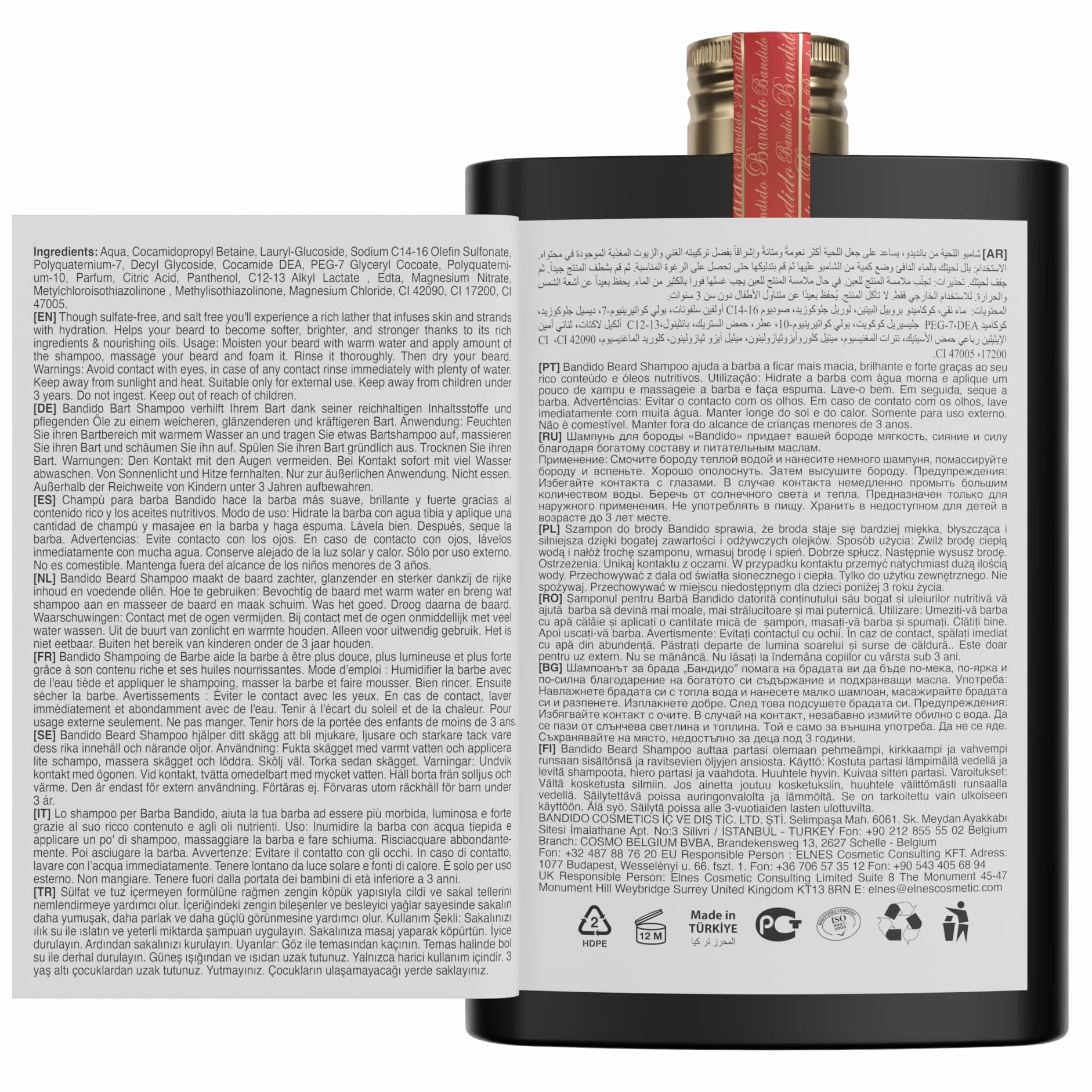 Bandido Exclusive Szampon, Przezroczysty, 250ml