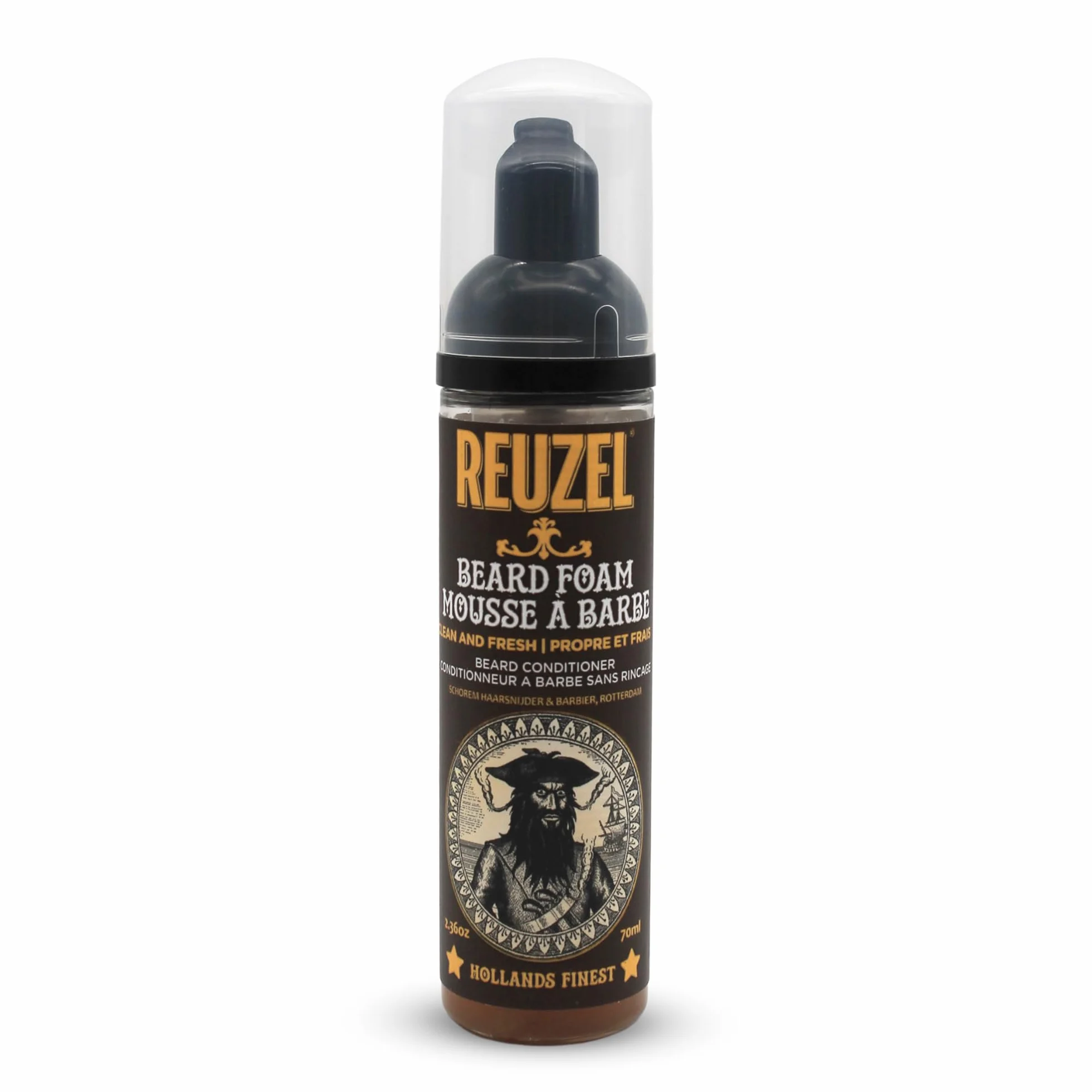Reuzel Clean & Fresh Beard Foam, Deodorizes Beard, 70 ml - pianka do brody