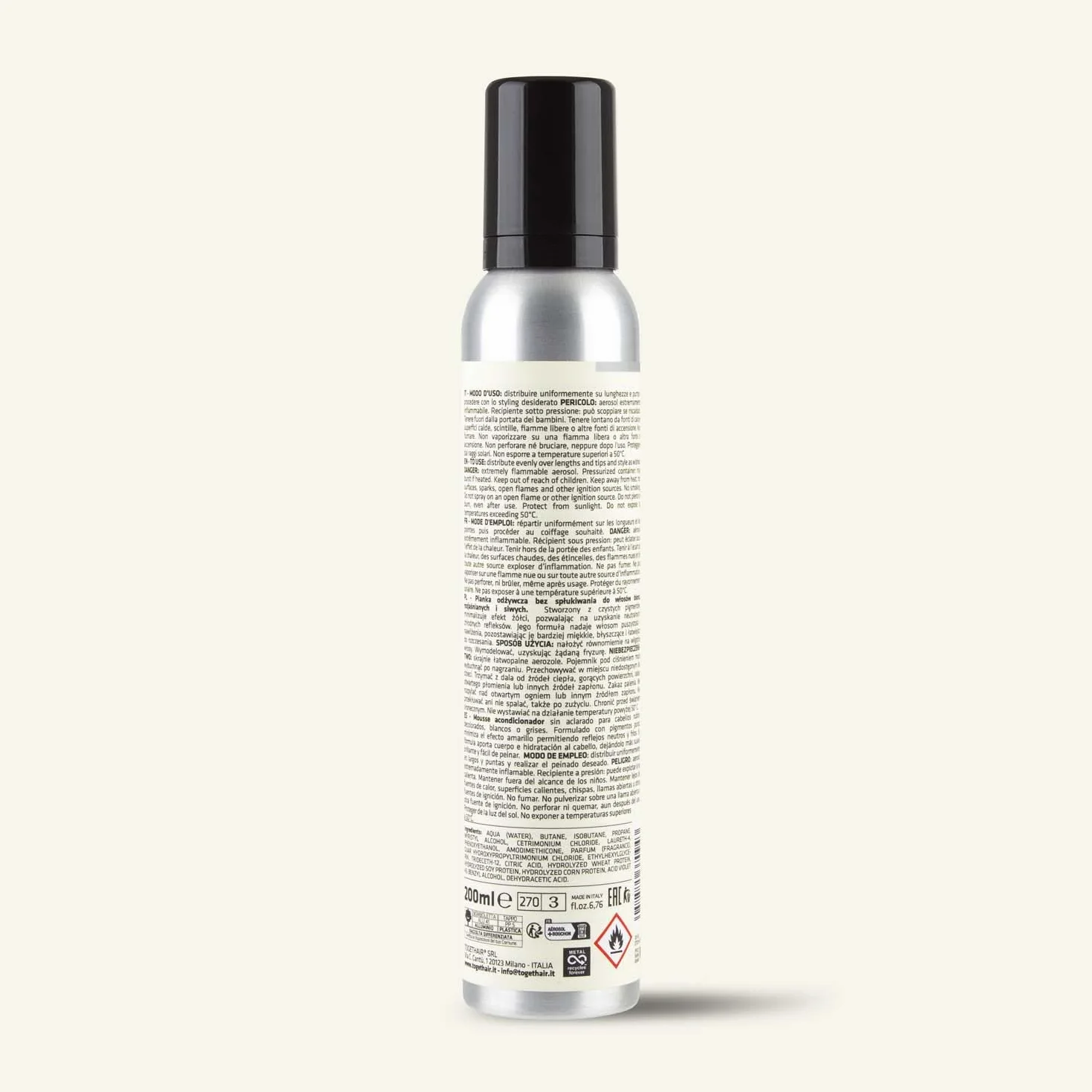 TogetHair Shine Blonde mus 200 ml
