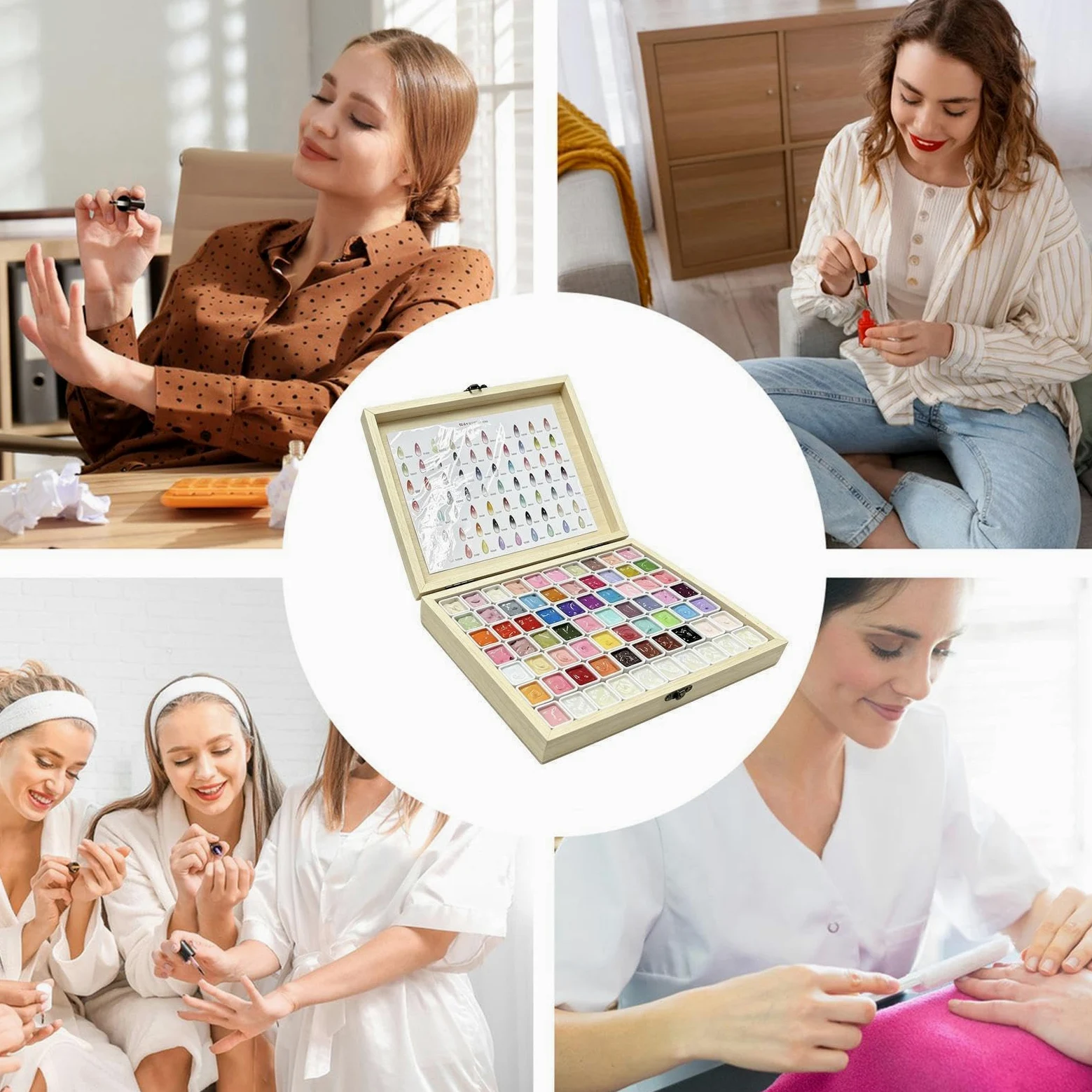 Żel Do Malowania Paznokci Paleta 70 kolorów manicure artystycznego z | Żel Do Malowania Paznokci dla początkujących, kobiet, dziewczyn, w domu, salonie, podróży, na imprezy, s