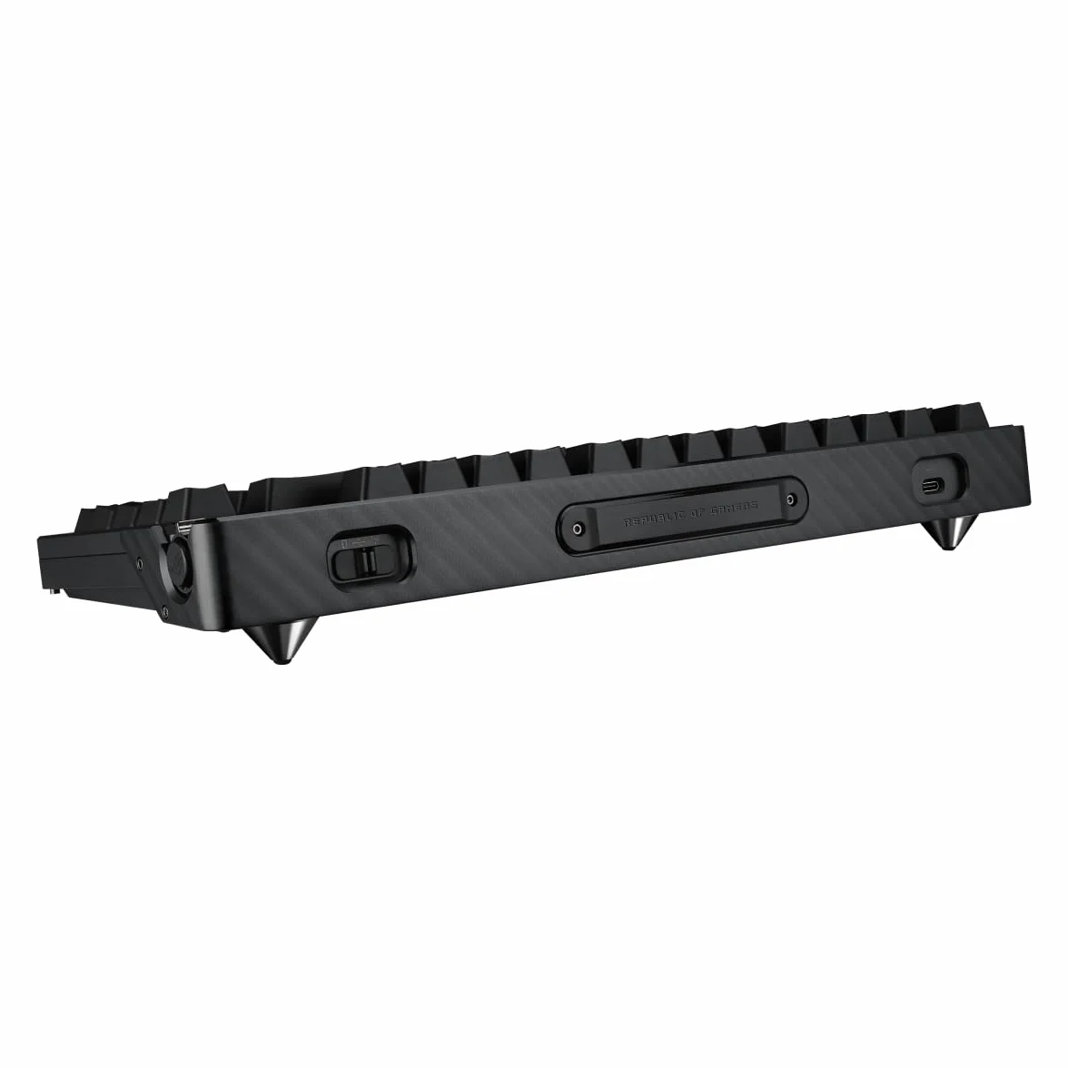 ASUS ROG Azoth Extreme klawiatura do gier 75% (układ QWERTZ, mechaniczne przełączniki ROG NX, ekran dotykowy OLED, potrójne pokrętło sterujące, bezprzewodowa przez Bluetooth, 2,4 GHz RF bezprzewodowa