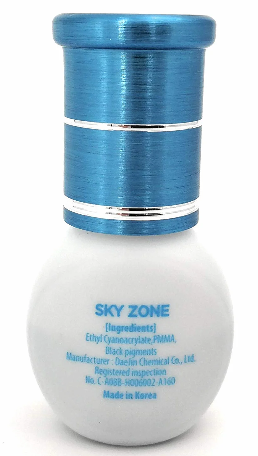 SKY ZONE Eyelash Extension Glue – wysokiej jakości klej do przedłużania i zagęszczania rzęs (5 g)