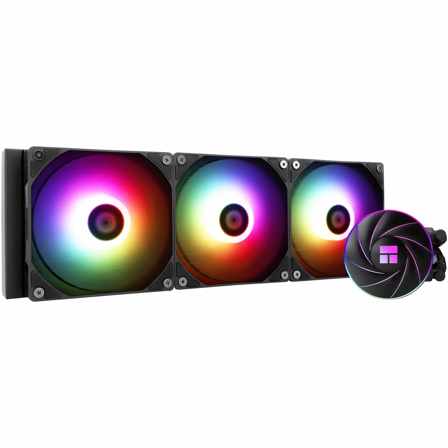 Thermalright AQUA Elite 360 ARGB CPU chłodnica wodna, z 3 wentylatorami PWM 120 mm, prędkość 1550 obr./min, do AMD/AM4/AM5&Intel LGA1150/1151/1200/2011/1700, komputer CPU Aio chłodnica (AE360 ARGB)