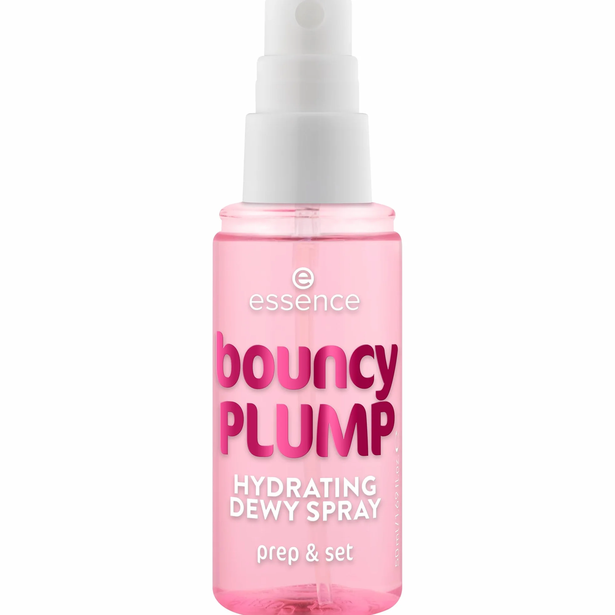 essence Spray nawilżający bouncy PLUMP, nawilżanie, opieka, ustalający, zroszony (50ml)