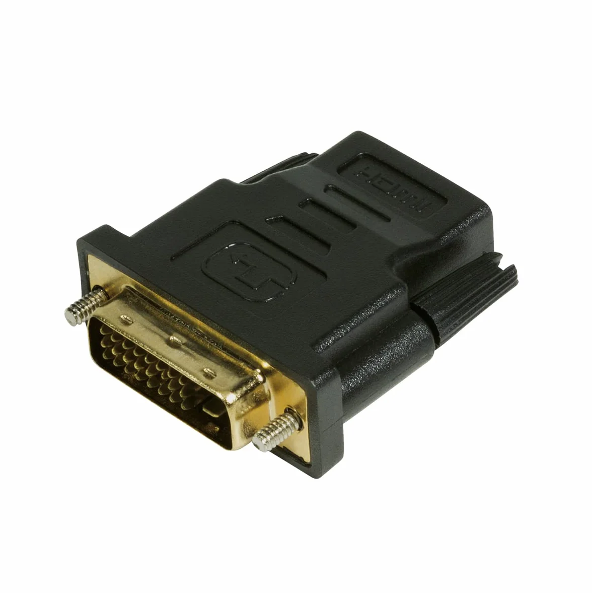 LogiLink Adapter cyfrowy HDMI do DVI-D (DVI Dual Link 24+1), obsługuje wszystkie standardy HDTV i HD ready standardy, 1 sztuka