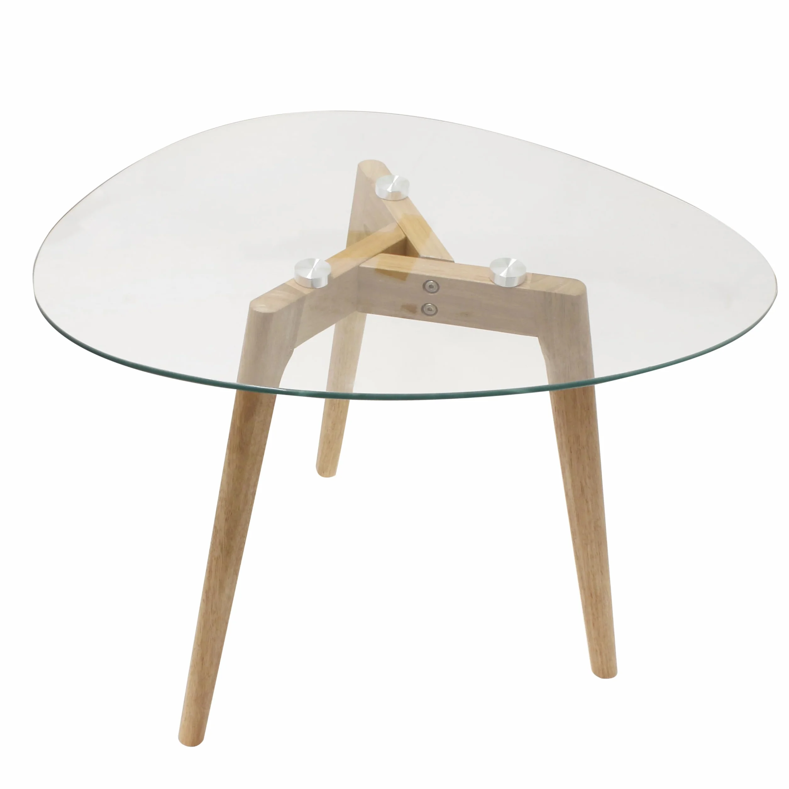 THE HOME DECO FACTORY Mesas Nido de Madera 2 sztuki 60 x 45 x 43 cm