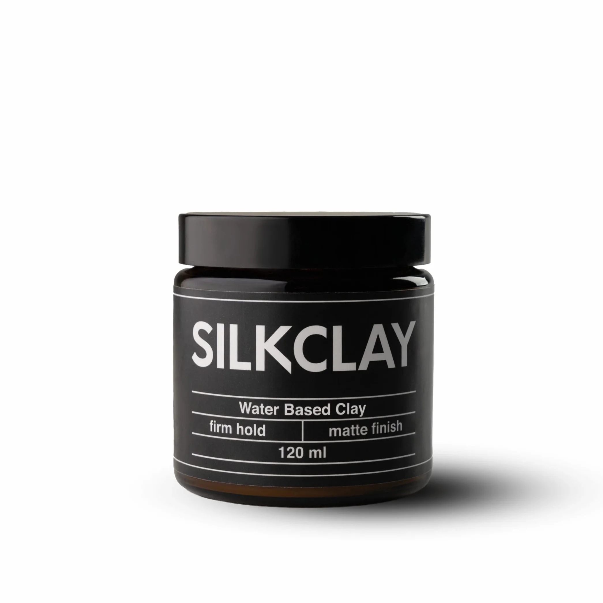 SILKCLAY Water Based Clay glinka modelująca do włosów 120 ml na bazie wody matowe wykończenie mocne trzymanie pielęgnująca formuła z kaolinem woskiem pszczelim masłem shea do naturalnych fryzur