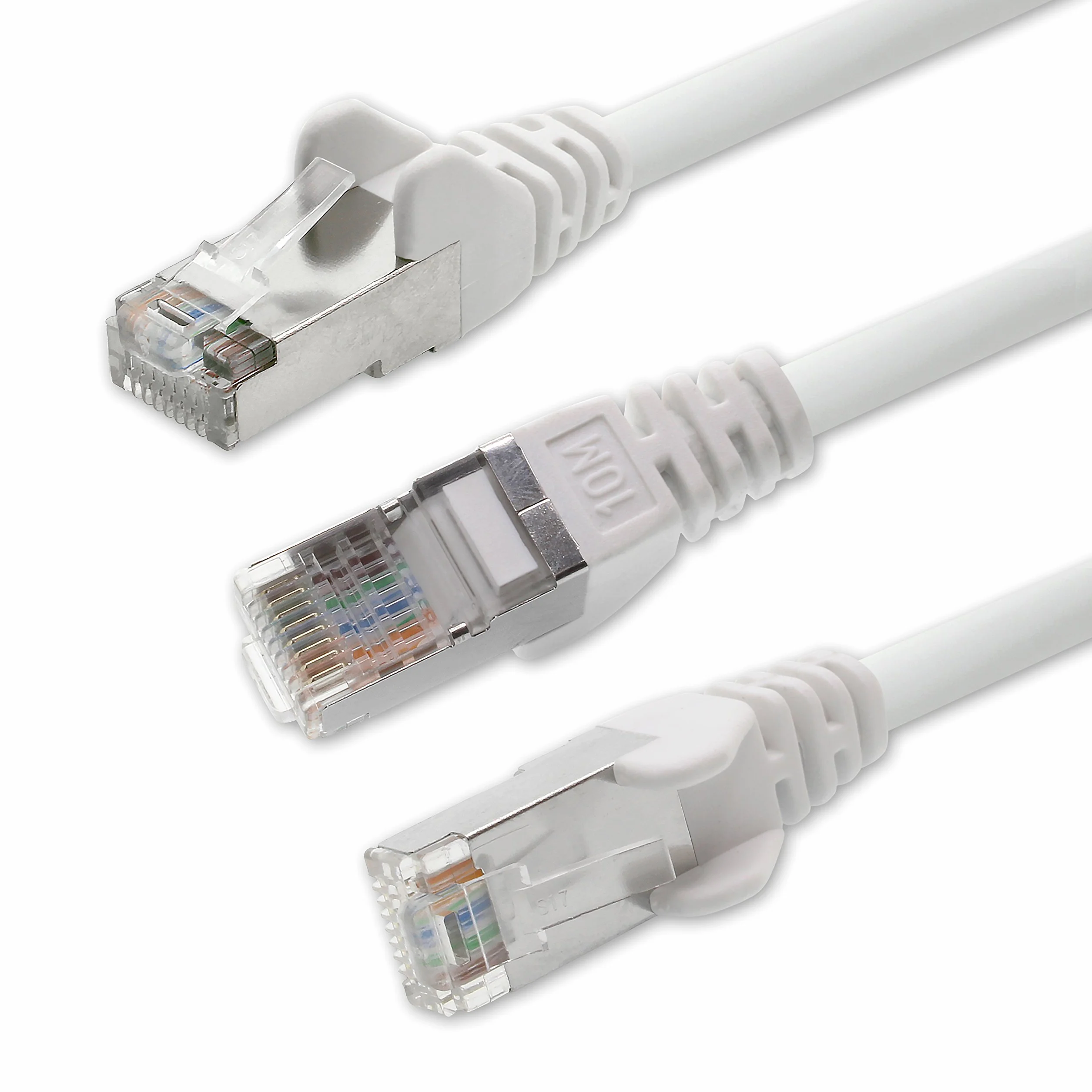 1aTTack CAT5 SFTP kabel sieciowy Ethernet LAN z 2 x RJ45 15 m - biały