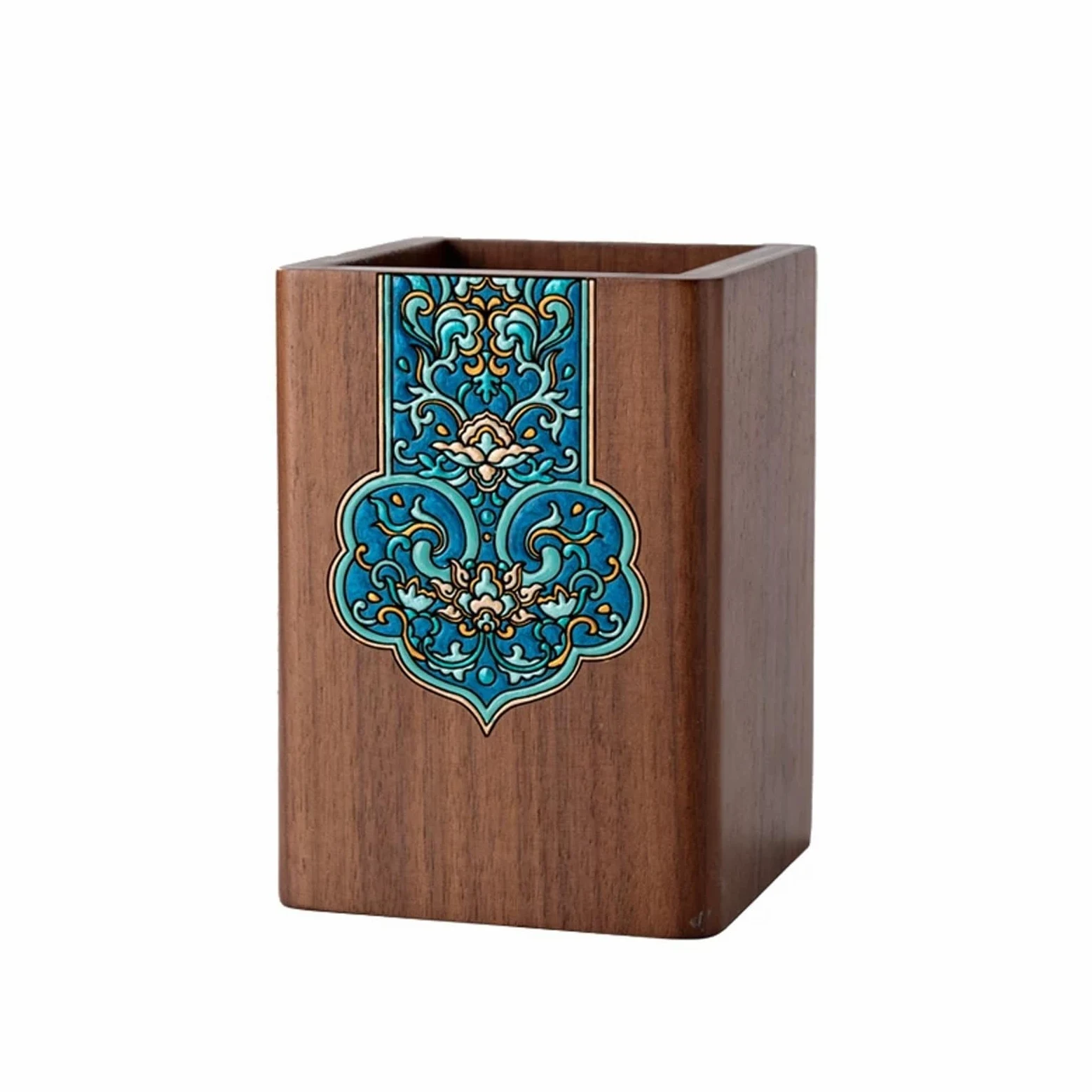 Organizer na pędzle do makijażu, uchwyt na pędzle do makijażu w stylu vintage do toaletki, blat łazienkowy, uchwyty na szczoteczki do zębów, uchwyt na długopis do przechowywania na biurku