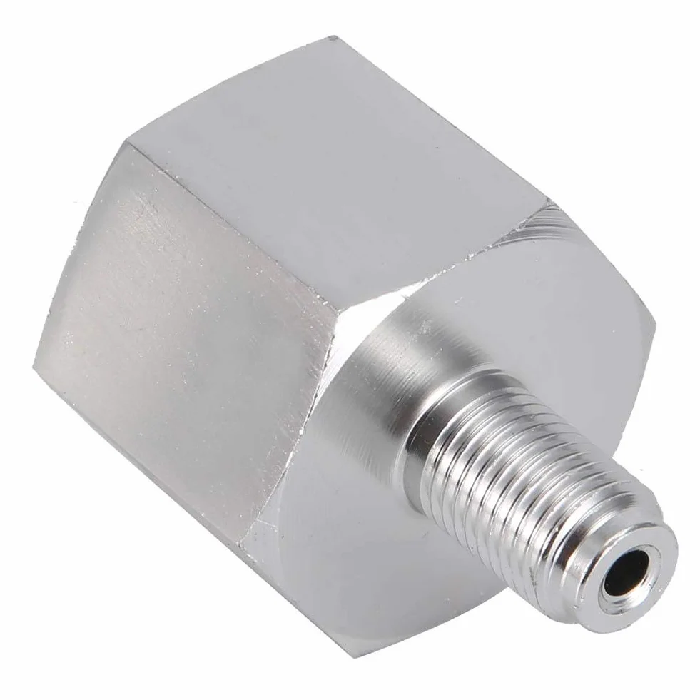 Adapter CO2 do, Mini Regulator ze stopu cynku Homebrew Beer Corny Keg 6acme-6g do 3/8-24unf, odpowiedni do systemów sodowych, wody gazowanej i akwariów
