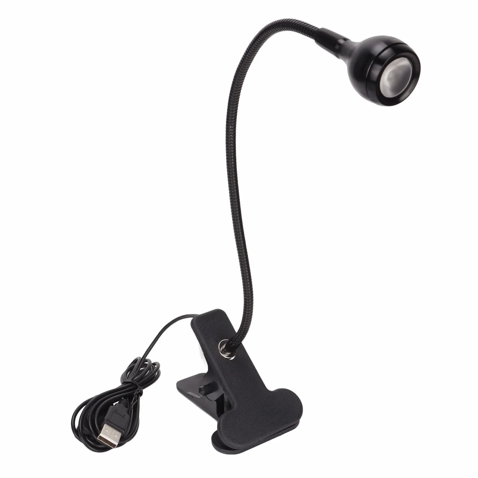 Lampa UV do Utwardzania Kleju, 395nm UV LED Black Light Oprawy z Gęsią Szyją, USB 3W LED Koralik Lampowy Ultrafioletowe Fioletowe światło, Lampa UV do Kleju do Naprawy Telefonu, żel UV do Paznokci