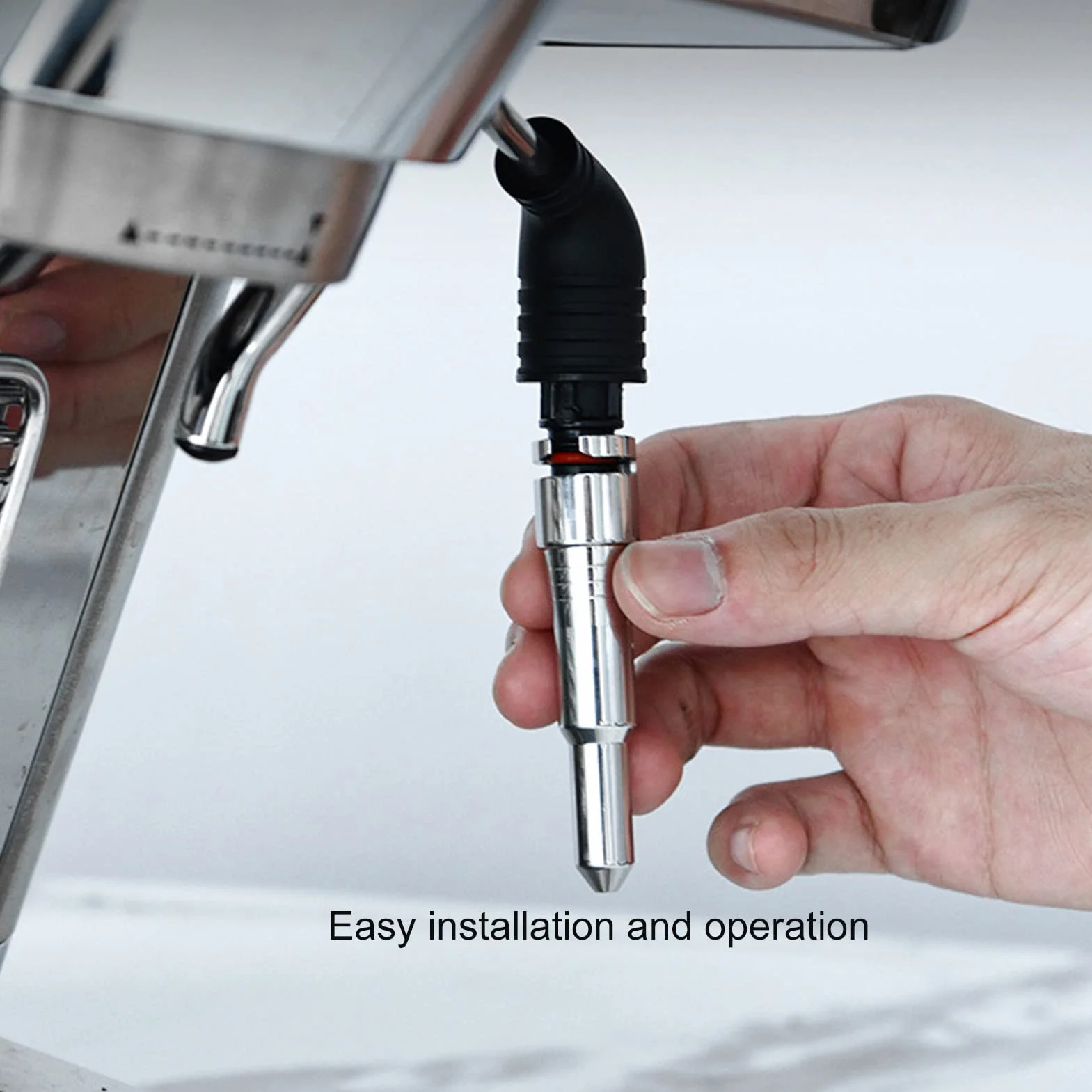 Dysza parowa do ekspresu do kawy Delonghi, Dysza parowa ze stali nierdzewnej do ECP3420 310 330, EC680 685, EC9335, 9665, ECAM22.110.SB, Wylewka do ekspresu do kawy